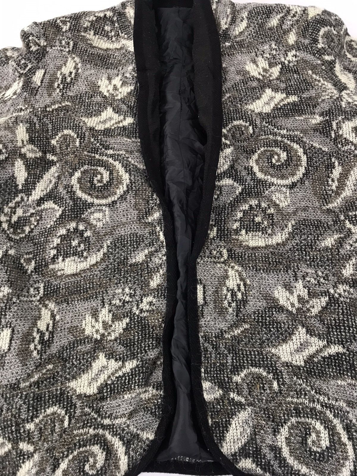 Japanese Brand Sasarone Haori Hanten Padded Jacket Cardigan Floral Art Size US XL / EU 56 / 4 - 3 Thumbnail