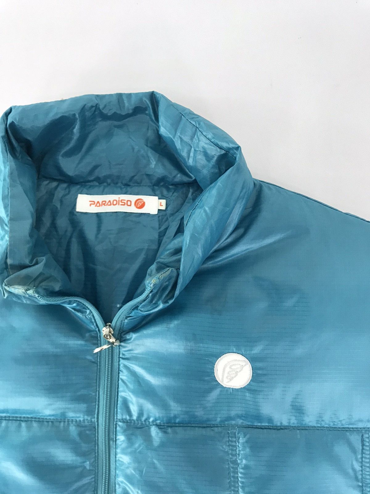 Japanese Brand Paradiso Puffer Windbreaker Jacket Zipper Inspired Designer Size M / US 6-8 / IT 42-44 - 2 Thumbnail