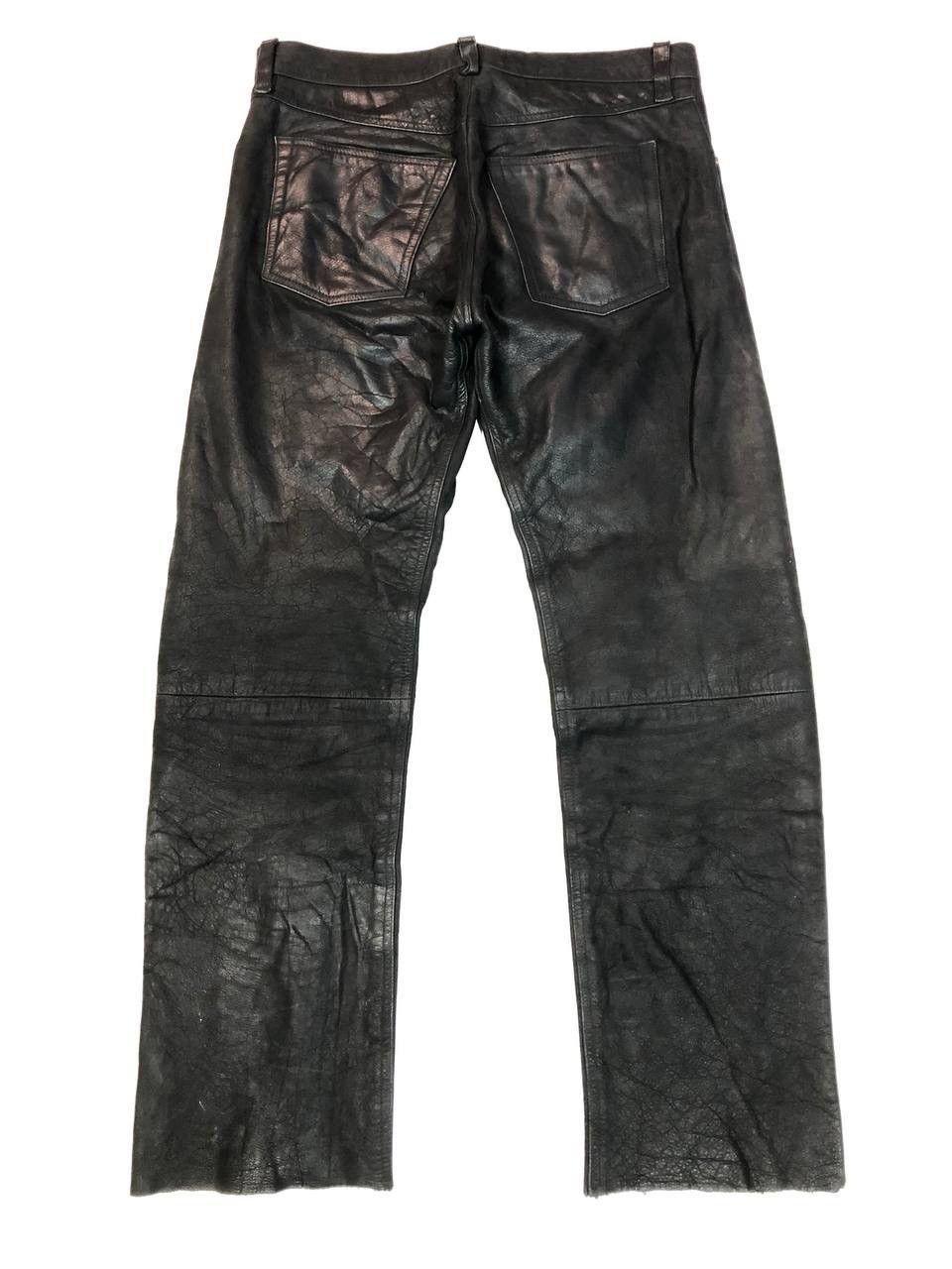 Japanese Brand × Leather × Vintage Kiiffalo Leather Pants Vintage Size US 33 - 6 Thumbnail
