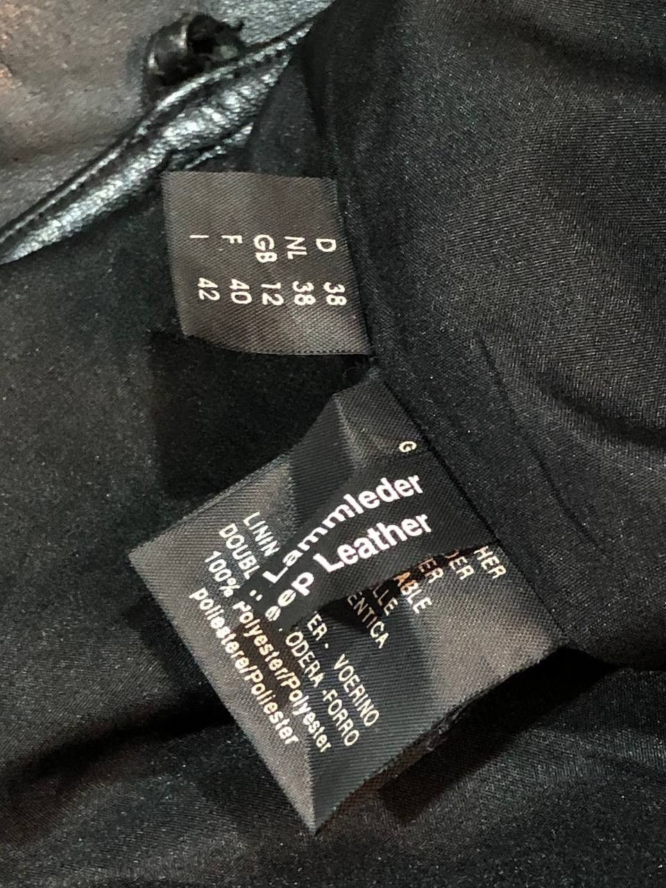 Japanese Brand × Leather Biker Leather Pants Black Size US 33 - 8 Thumbnail