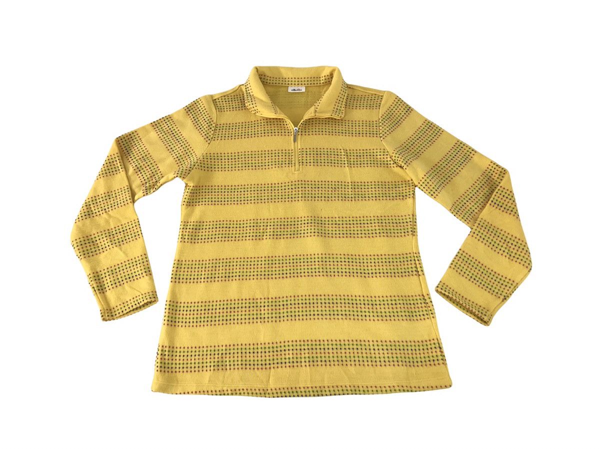Ellesse Elleese Polo Tee Striped Design Modern Classic Size S / US 4 / IT 40 - 1 Thumbnail