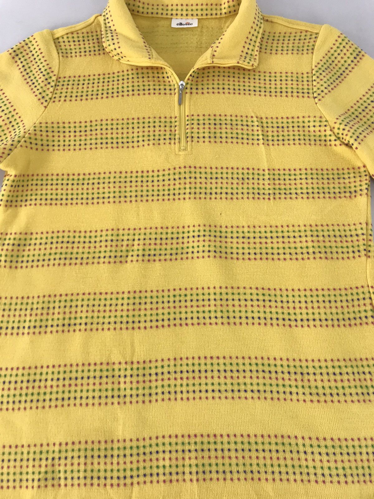 Ellesse Elleese Polo Tee Striped Design Modern Classic Size S / US 4 / IT 40 - 3 Thumbnail