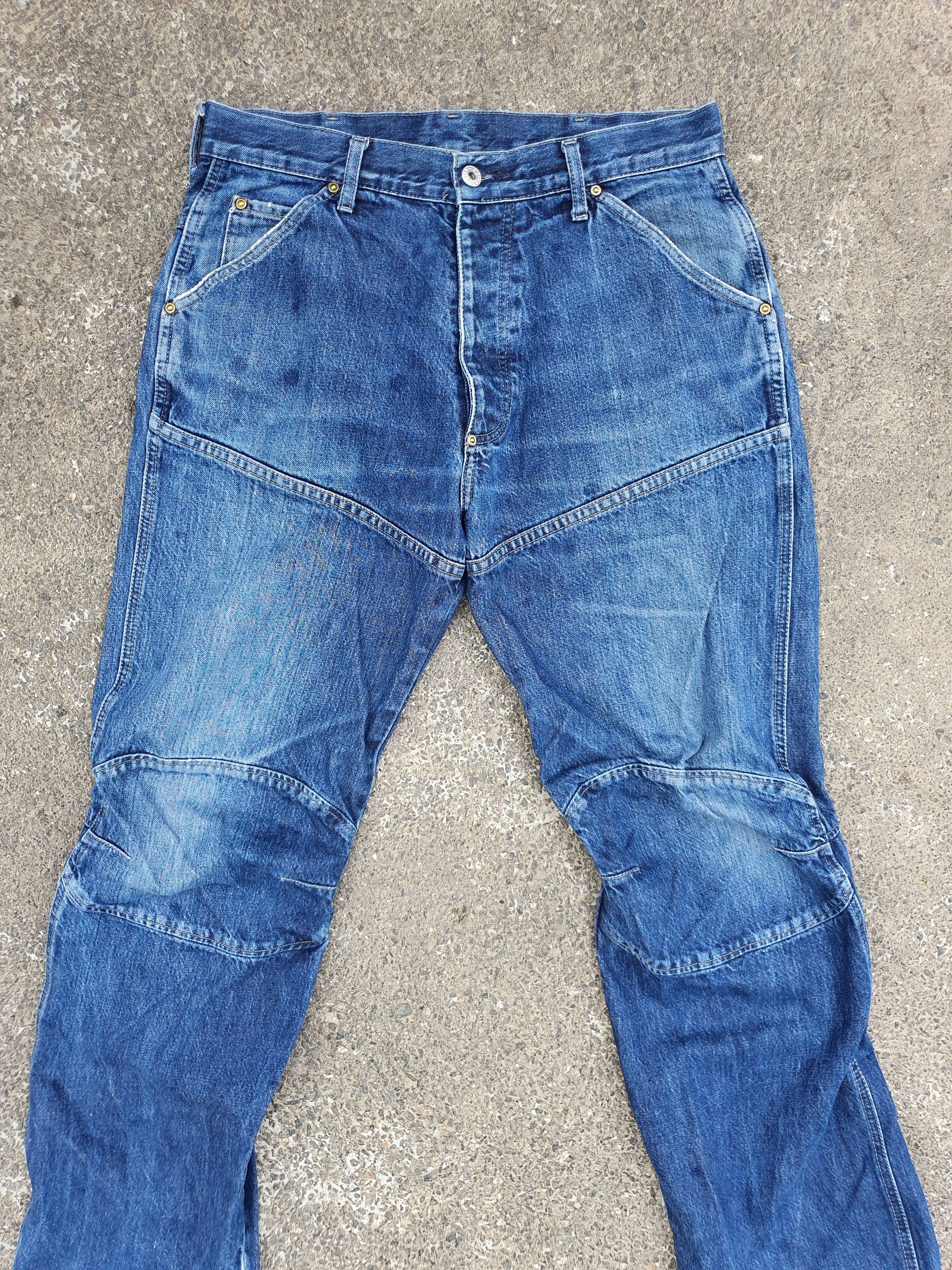 G-Star Vintage Elwood Double Knee G Star Raw Denim Jeans Size US 32 / EU 48 - 3 Thumbnail