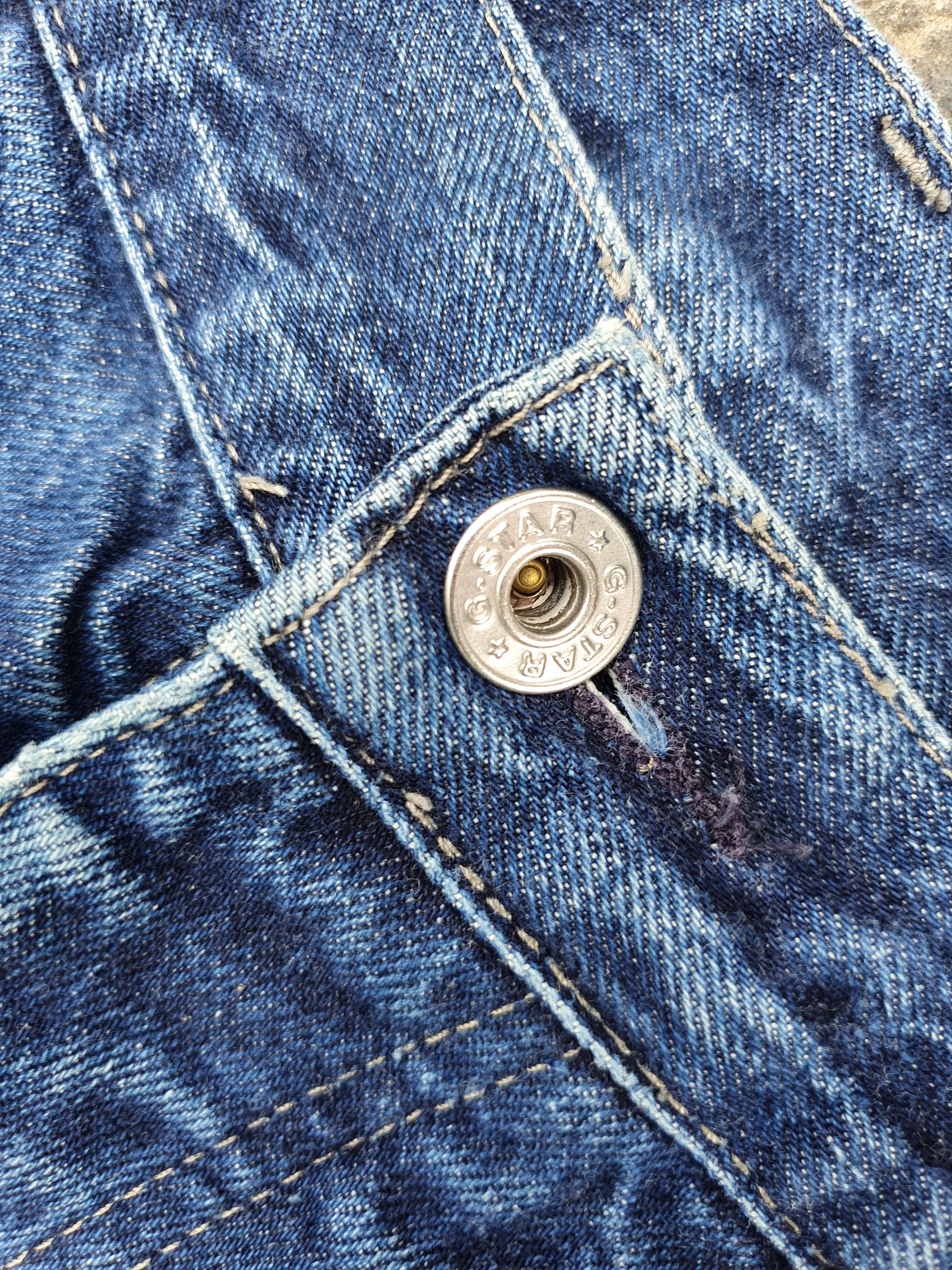 G-Star Vintage Elwood Double Knee G Star Raw Denim Jeans Size US 32 / EU 48 - 8 Thumbnail