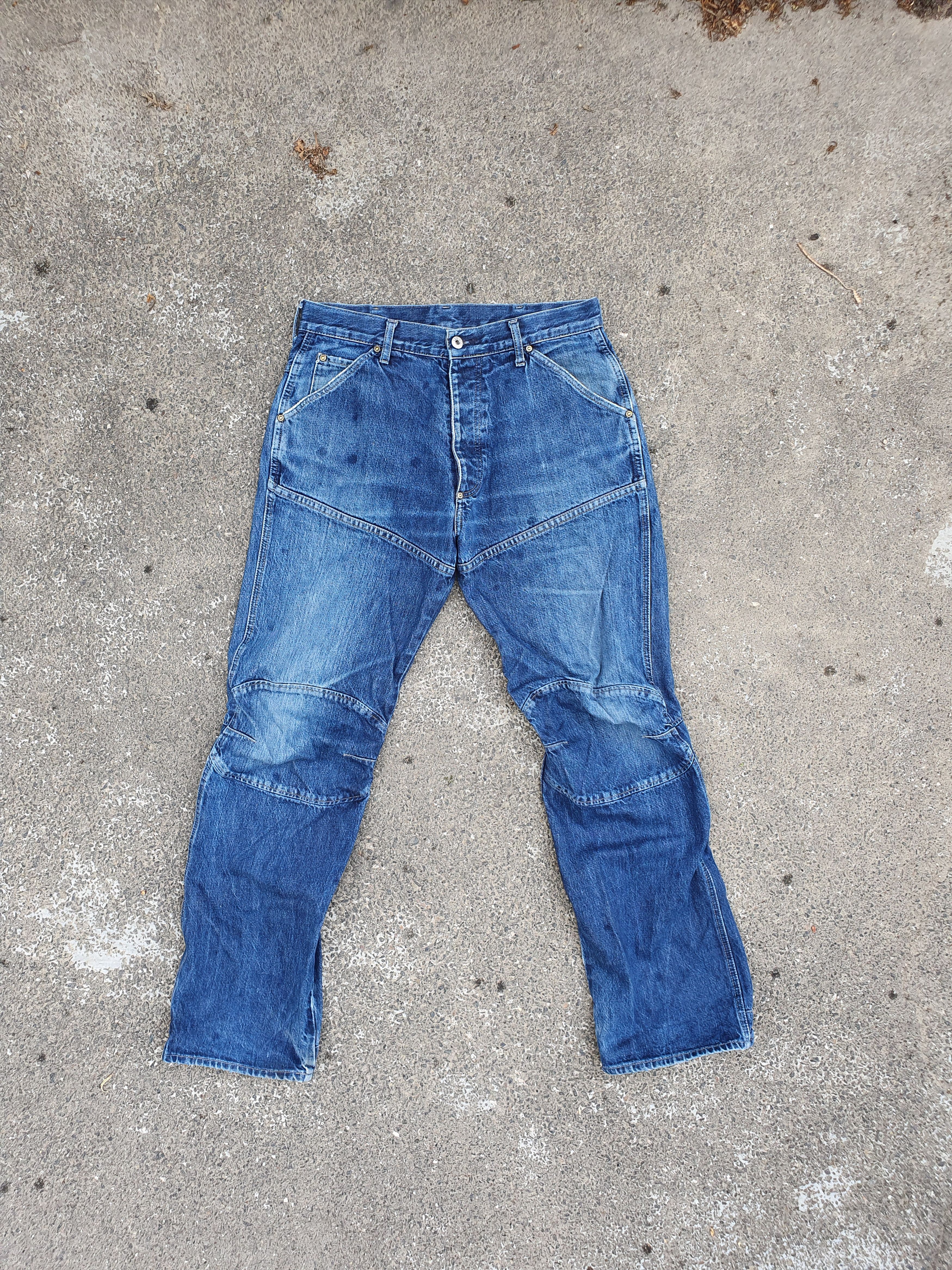 G-Star Vintage Elwood Double Knee G Star Raw Denim Jeans Size US 32 / EU 48 - 5 Thumbnail