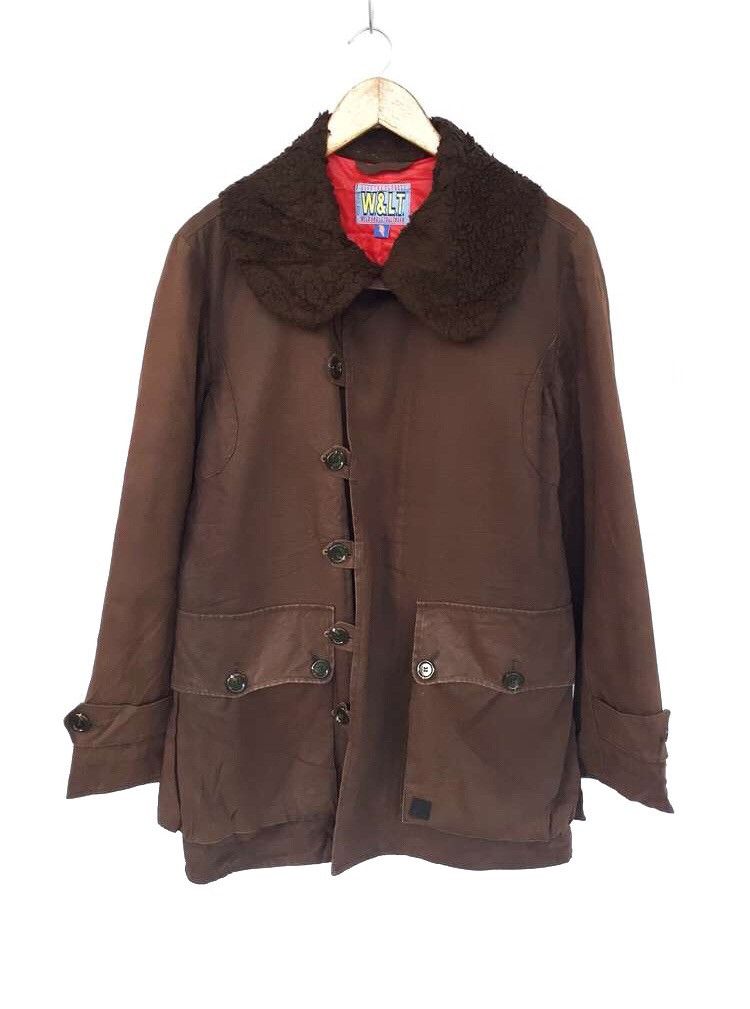 Walter Van Beirendonck GRAILED🔥Fur Neck Brown Warm Heavy Coat for Winter Size US M / EU 48-50 / 2 - 2 Thumbnail