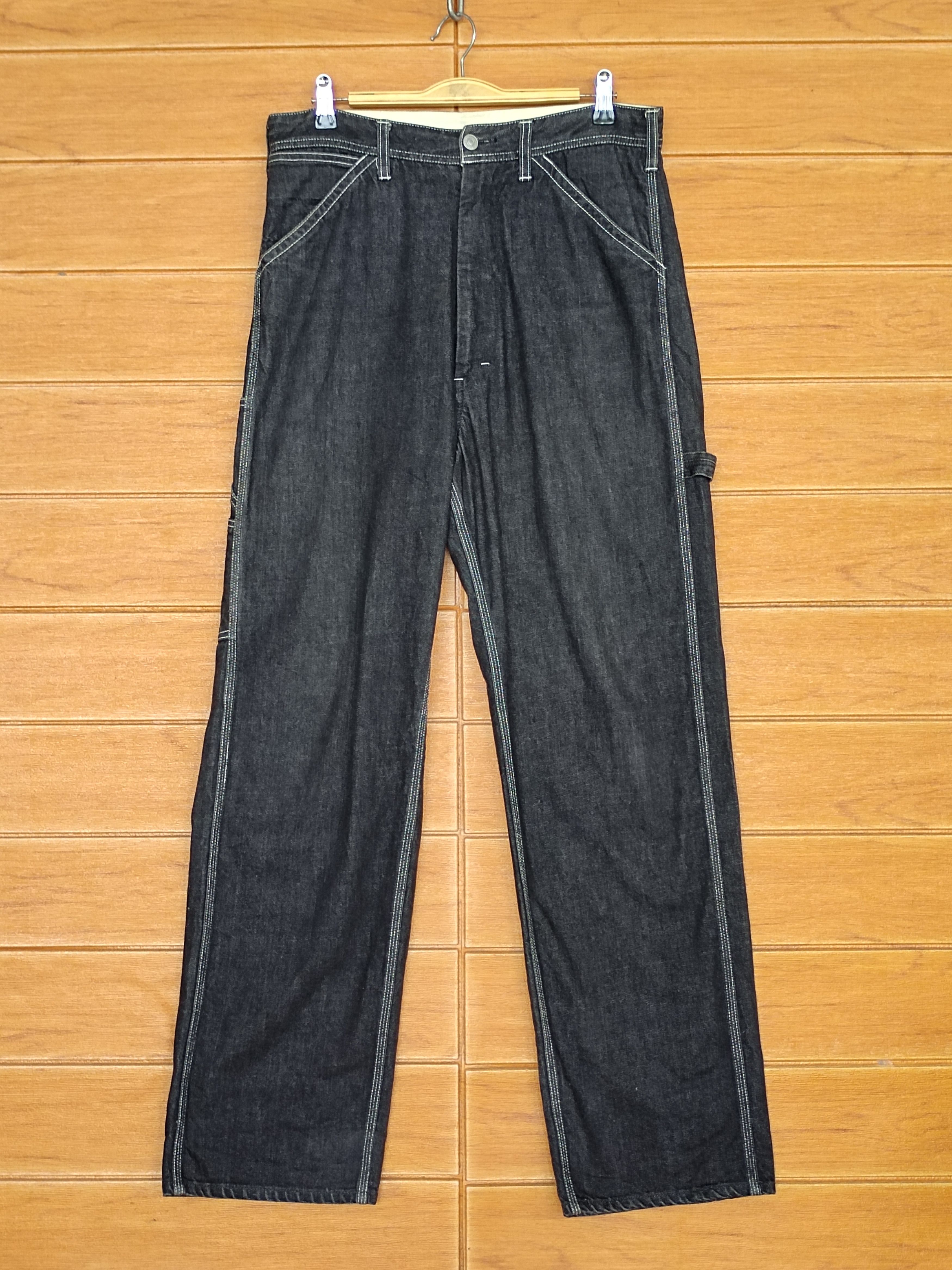 Hysteric Glamour × Undercover Vintage SOE Japan Carpenter Regular Denim Pants Size US 32 / EU 48 - 3 Thumbnail