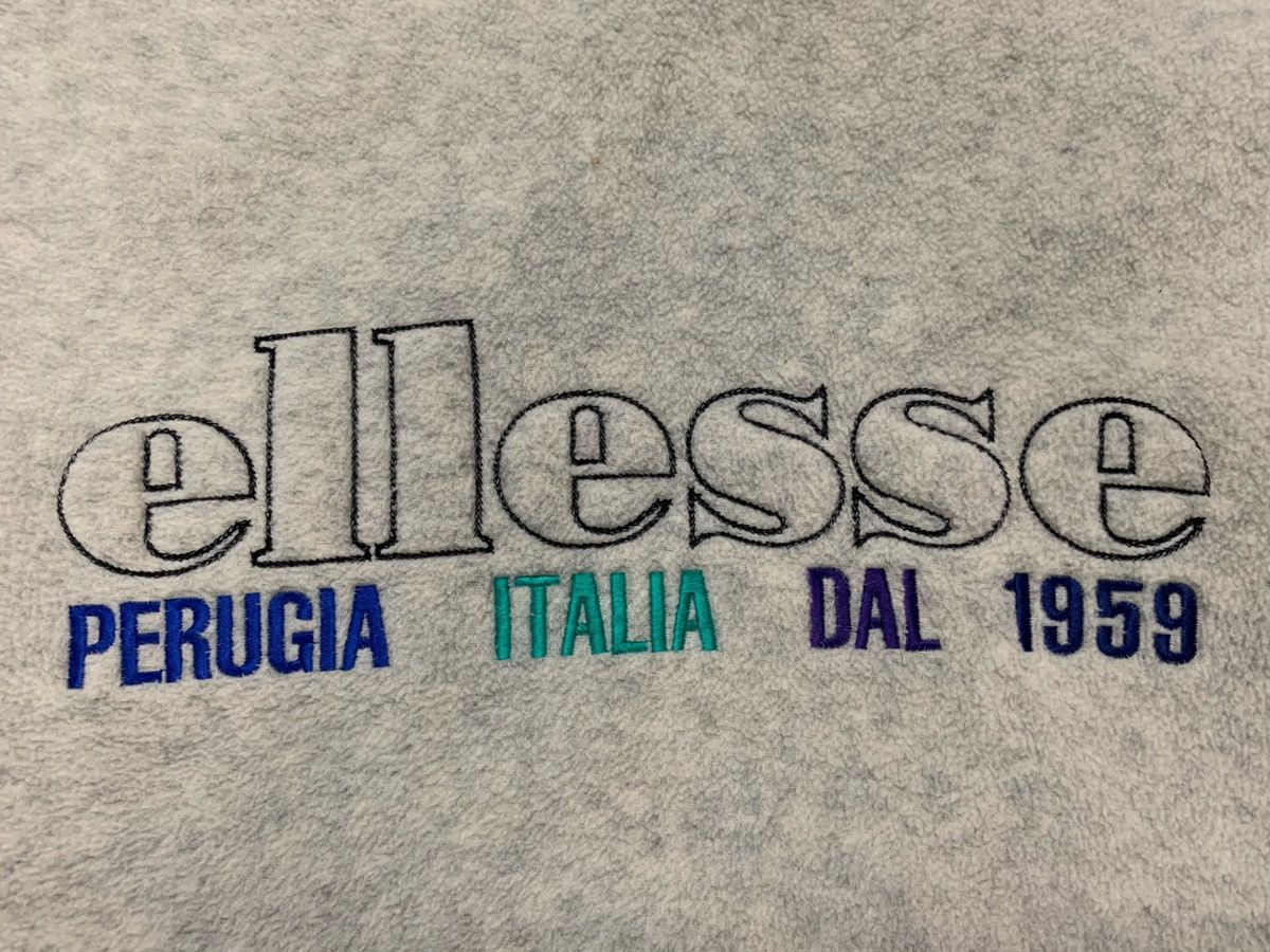 Ellesse × Vintage ☃️ Oversized Ellesse Big Logo Fleece Vintage Hoodie Size US L / EU 52-54 / 3 - 2 Thumbnail