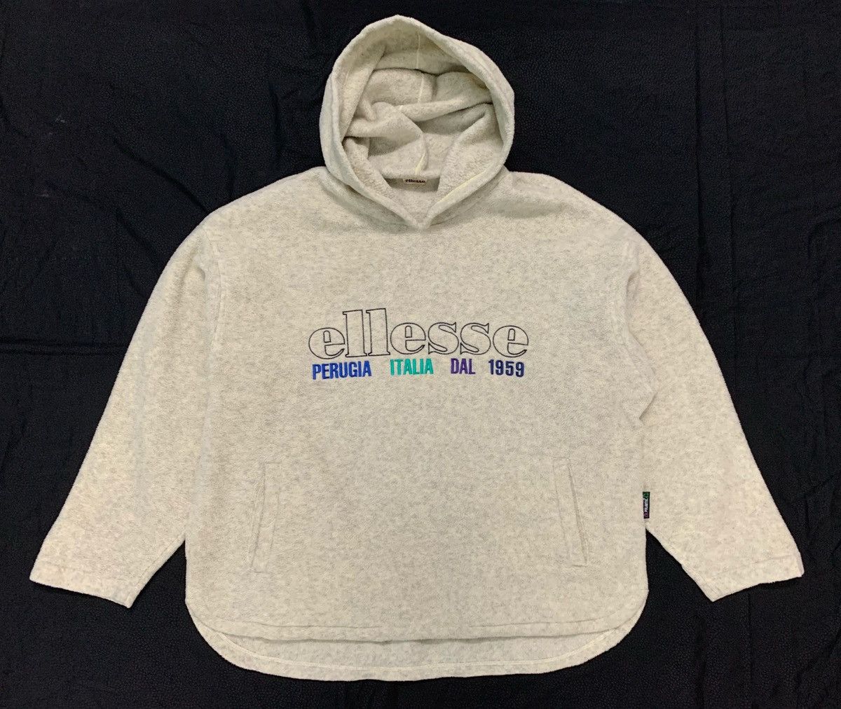 Ellesse × Vintage ☃️ Oversized Ellesse Big Logo Fleece Vintage Hoodie Size US L / EU 52-54 / 3 - 1 Thumbnail