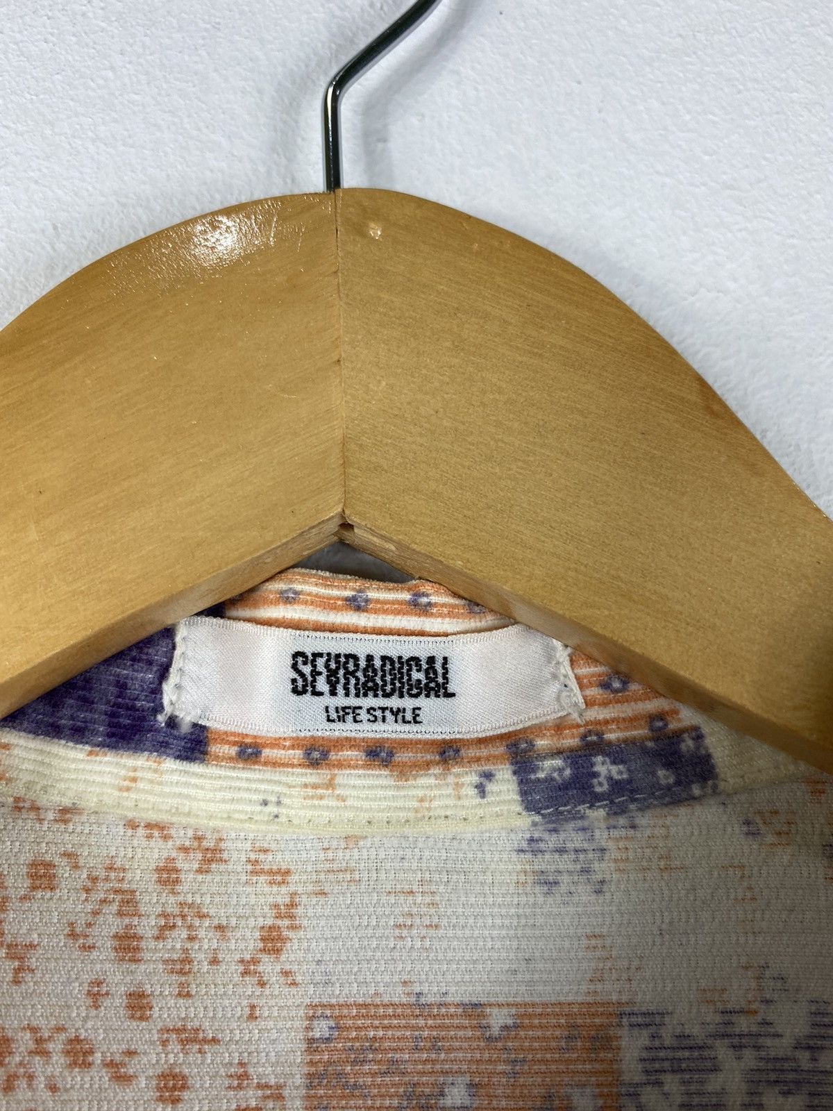 Japanese Brand Japanese Brand X Sevradical patchwork button ups shirt Size US L / EU 52-54 / 3 - 4 Thumbnail