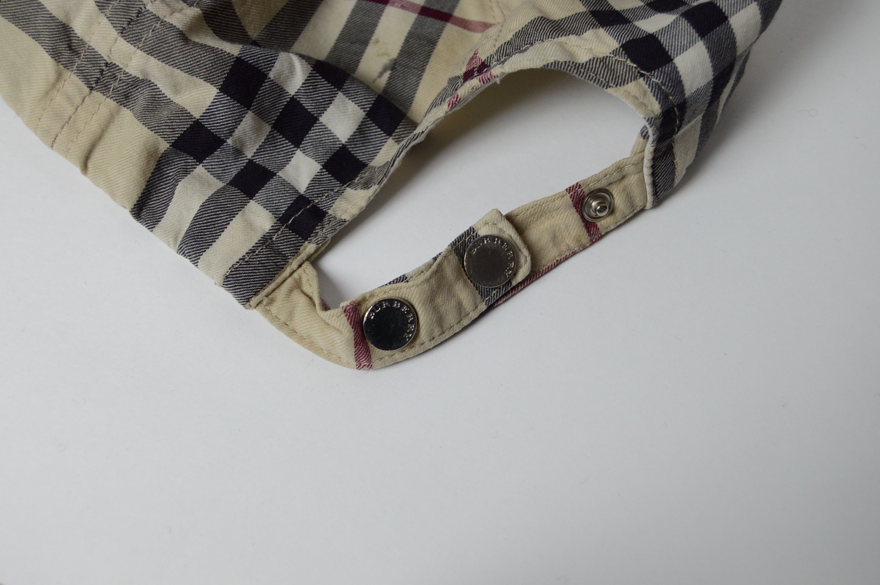 Burberry × Vintage burberry trashed nova check cap Size ONE SIZE - 5 Thumbnail