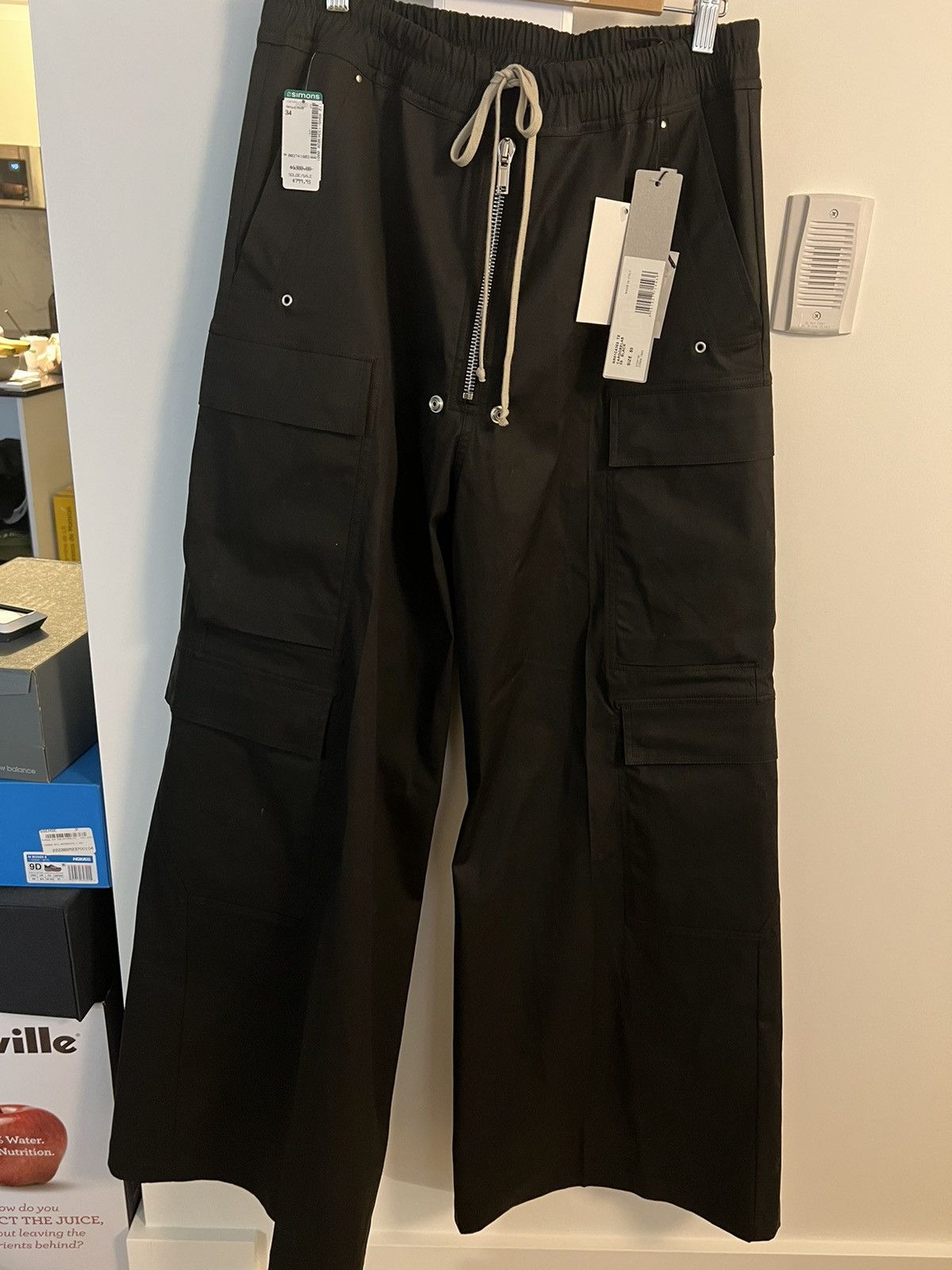Rick Owens Rick owens bela cargo jumbo size 52 black edfu ss23 Size US 36 / EU 52 - 3 Thumbnail