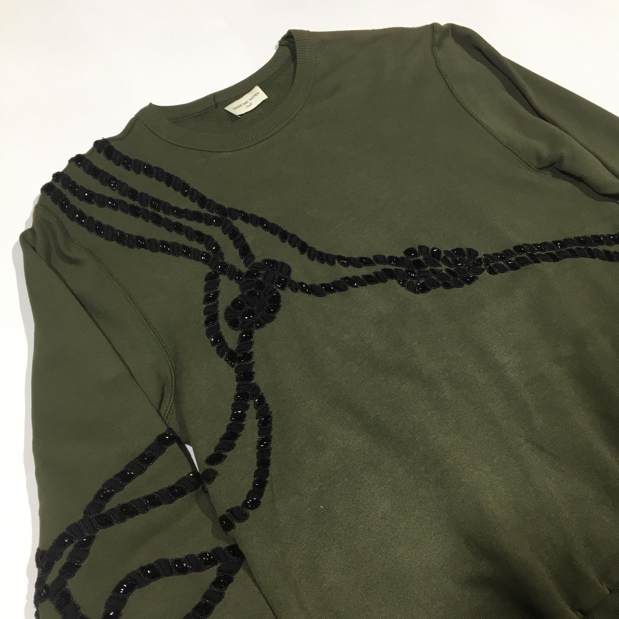 Dries Van Noten Dries Van Noten Beads Hohe Sweater Size US S / EU 44-46 / 1 - 6 Thumbnail