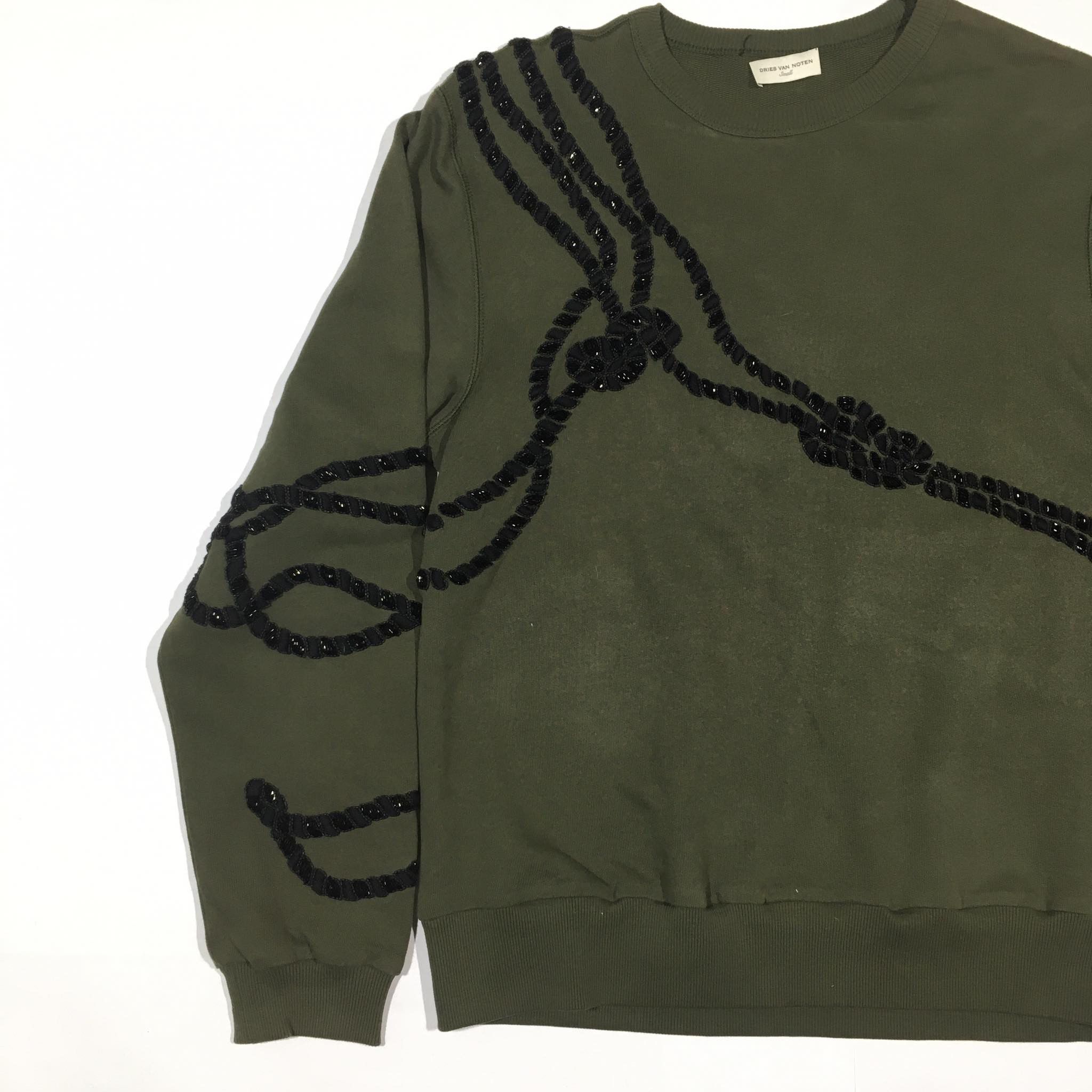 Dries Van Noten Dries Van Noten Beads Hohe Sweater Size US S / EU 44-46 / 1 - 7 Thumbnail