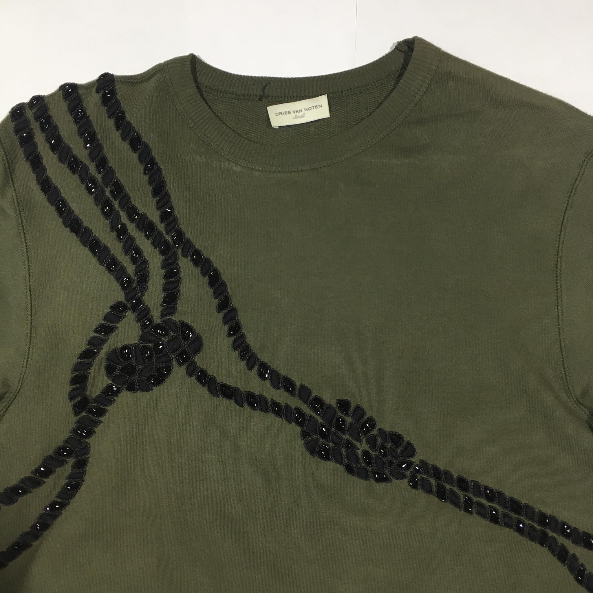 Dries Van Noten Dries Van Noten Beads Hohe Sweater Size US S / EU 44-46 / 1 - 5 Thumbnail
