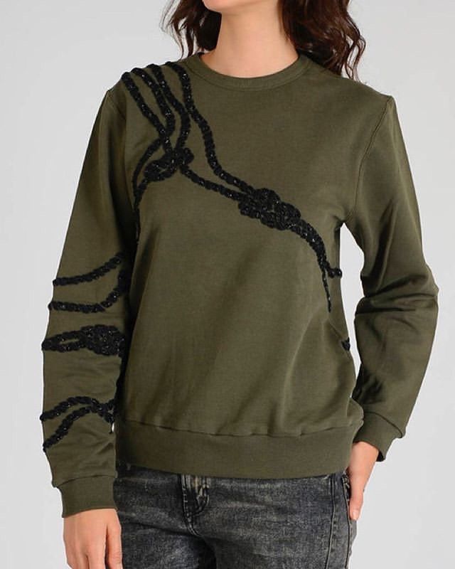 Dries Van Noten Dries Van Noten Beads Hohe Sweater Size US S / EU 44-46 / 1 - 1 Thumbnail
