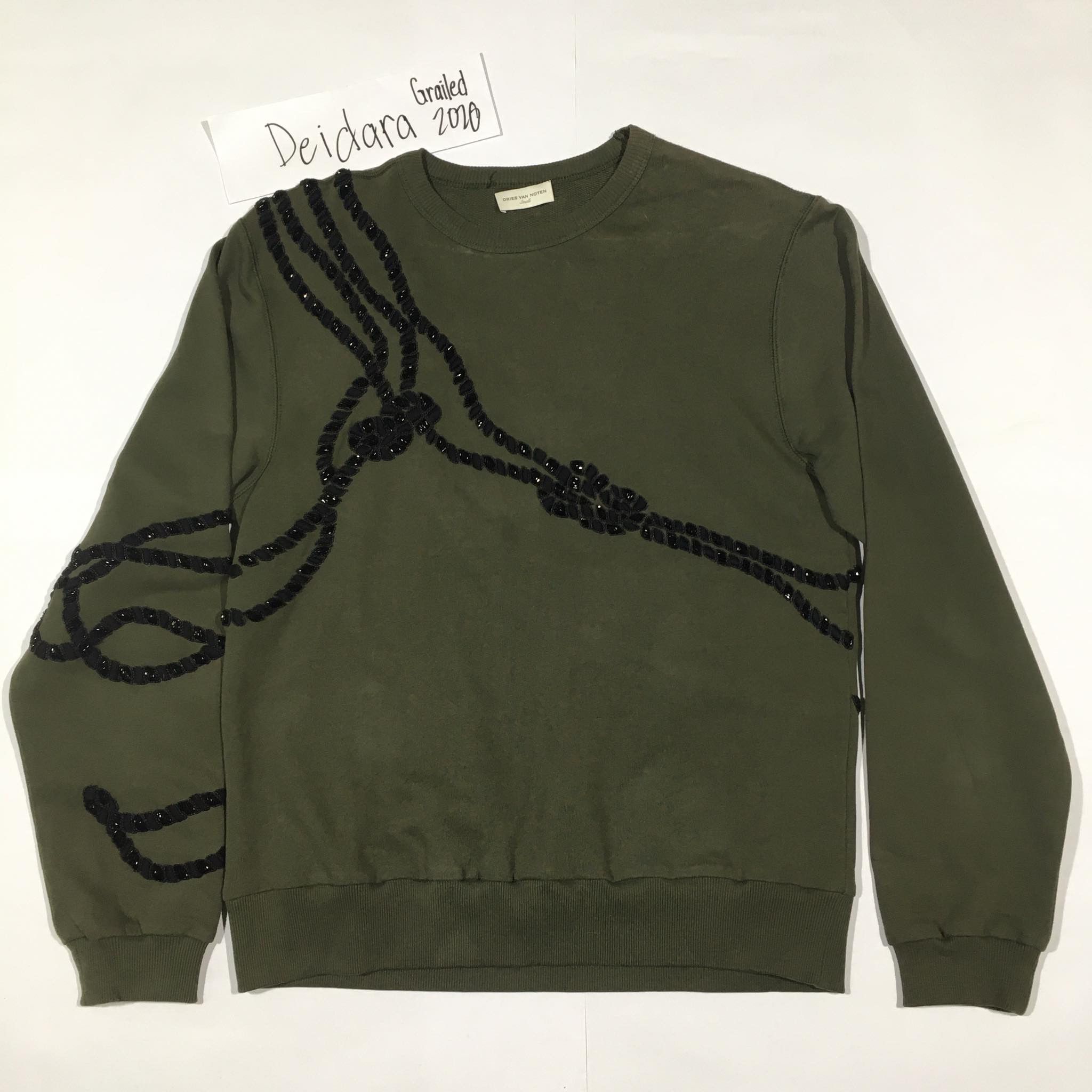 Dries Van Noten Dries Van Noten Beads Hohe Sweater Size US S / EU 44-46 / 1 - 2 Thumbnail