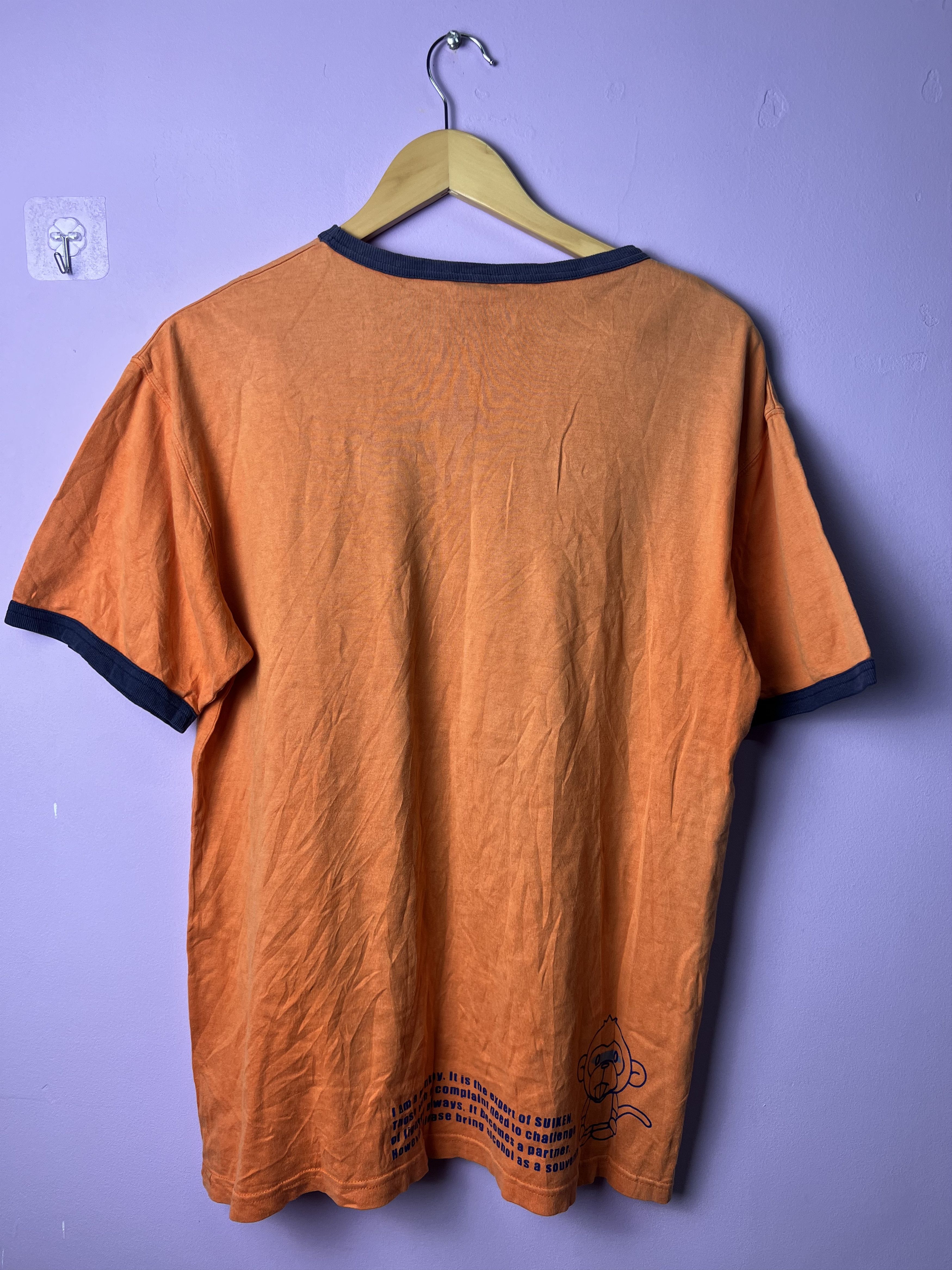 DrunknMunky 🔥Rare Distressed Drunkn Munky Ringer Tees Size US M / EU 48-50 / 2 - 2 Thumbnail