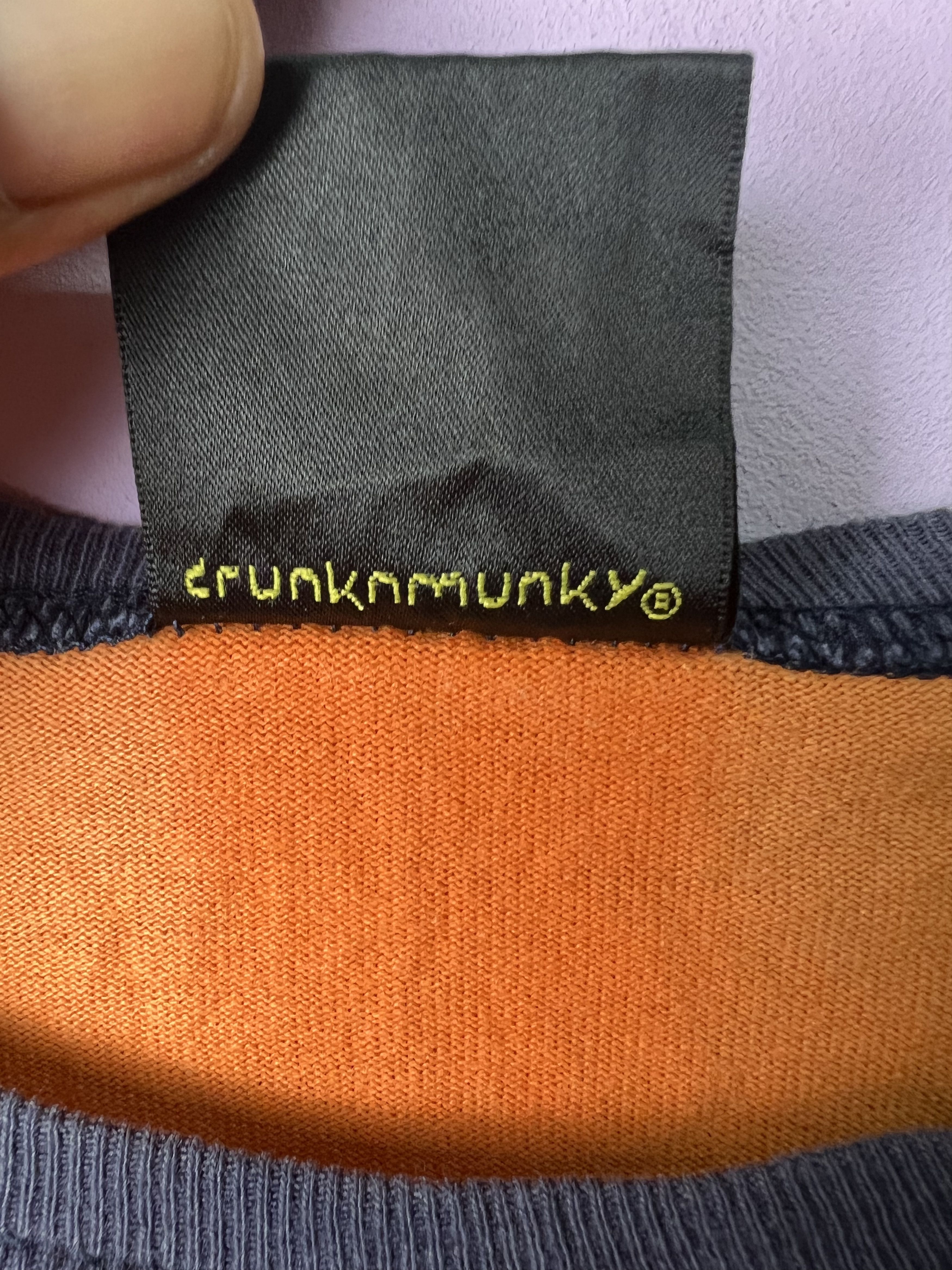 DrunknMunky 🔥Rare Distressed Drunkn Munky Ringer Tees Size US M / EU 48-50 / 2 - 13 Thumbnail