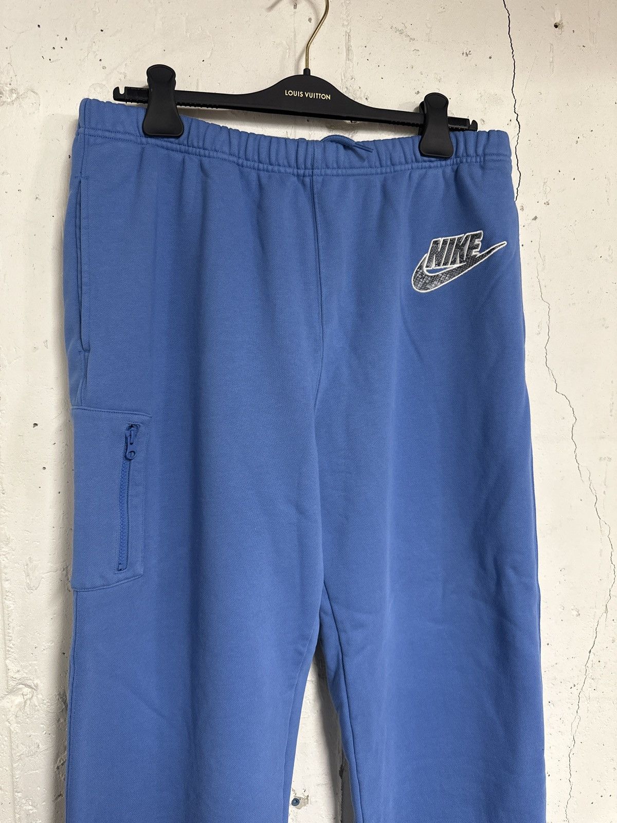 Supreme Supreme Nike Cargo Sweatpants Blue Large | Grailed