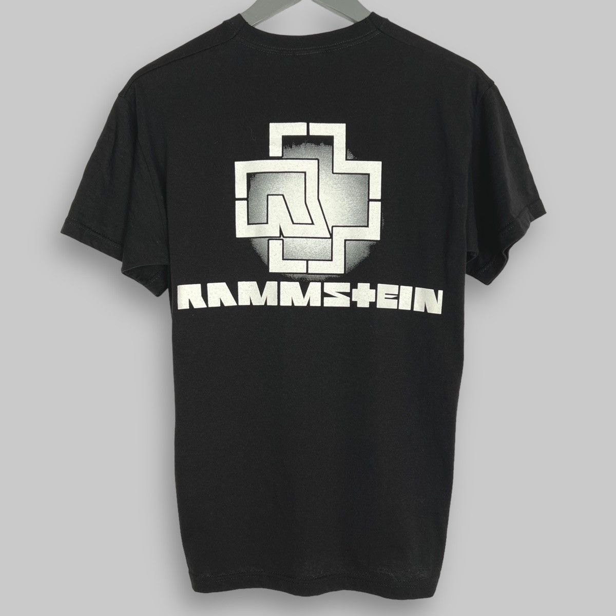 Vintage Vintage Early 00s Rammstein Faces Screen Stars Euro T Shirt Size US M / EU 48-50 / 2 - 2 Thumbnail