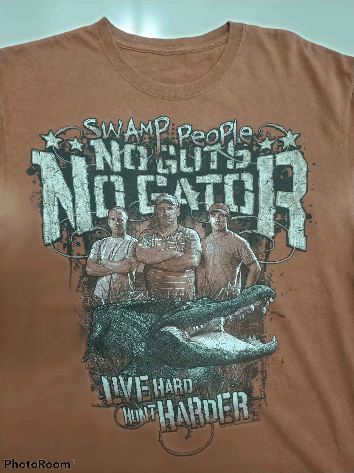 Habitat 🔥2012 Vintage Alligator Hunter History Channel Tees Size US M / EU 48-50 / 2 - 2 Thumbnail