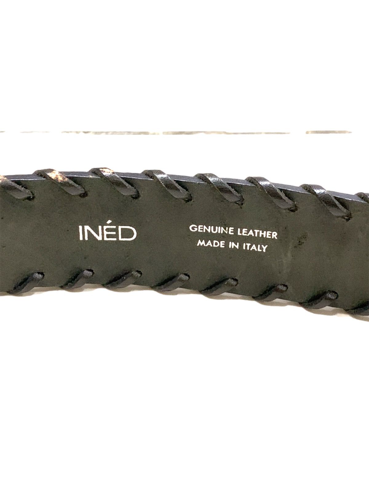 Yohji Yamamoto INED BY YOHJI YAMAMOTO BRAIDED BONDAGE LEATHER BELT Size 28 - 2 Thumbnail