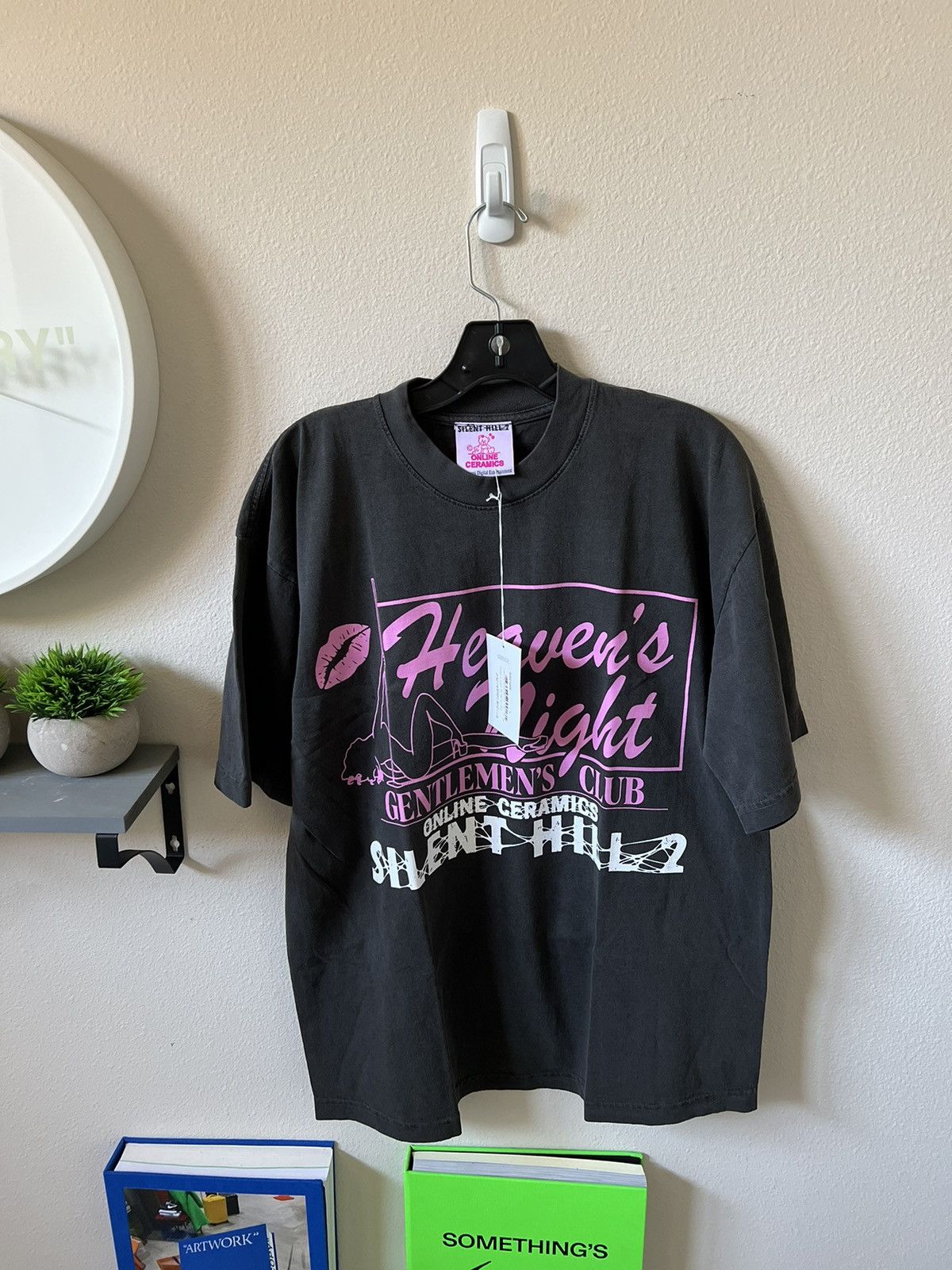 image of Online Ceramics Silent Hill Heavens Night T-Shirt in Black, Men's (Size XL)