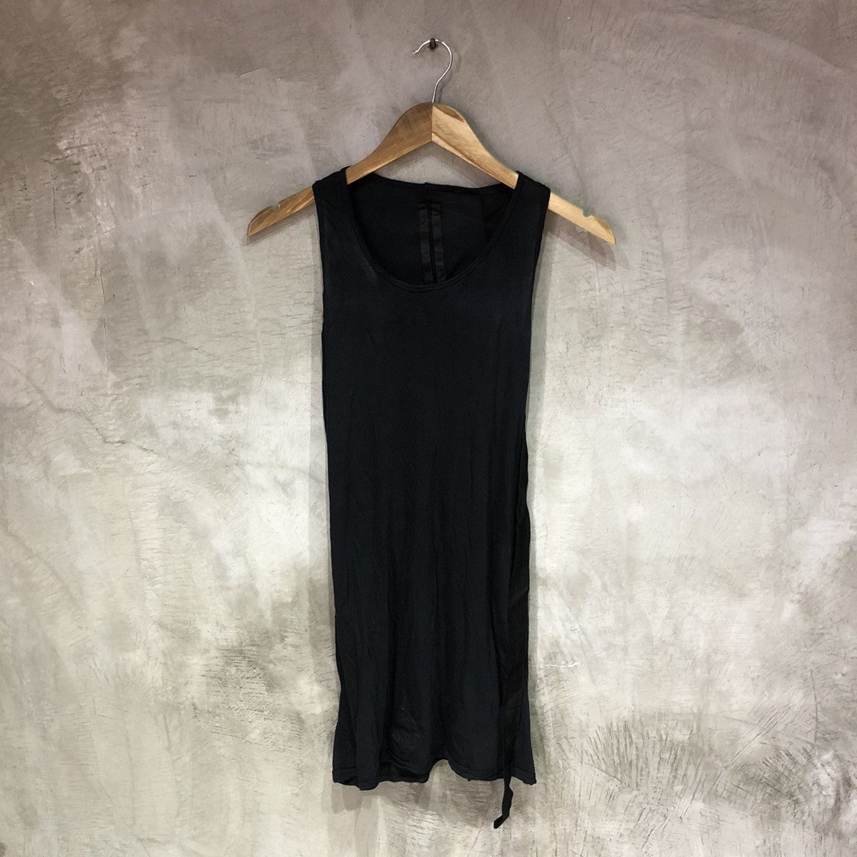 image of Rick Owens Drkshdw Long Tanktop in Black, Men's (Size Small)