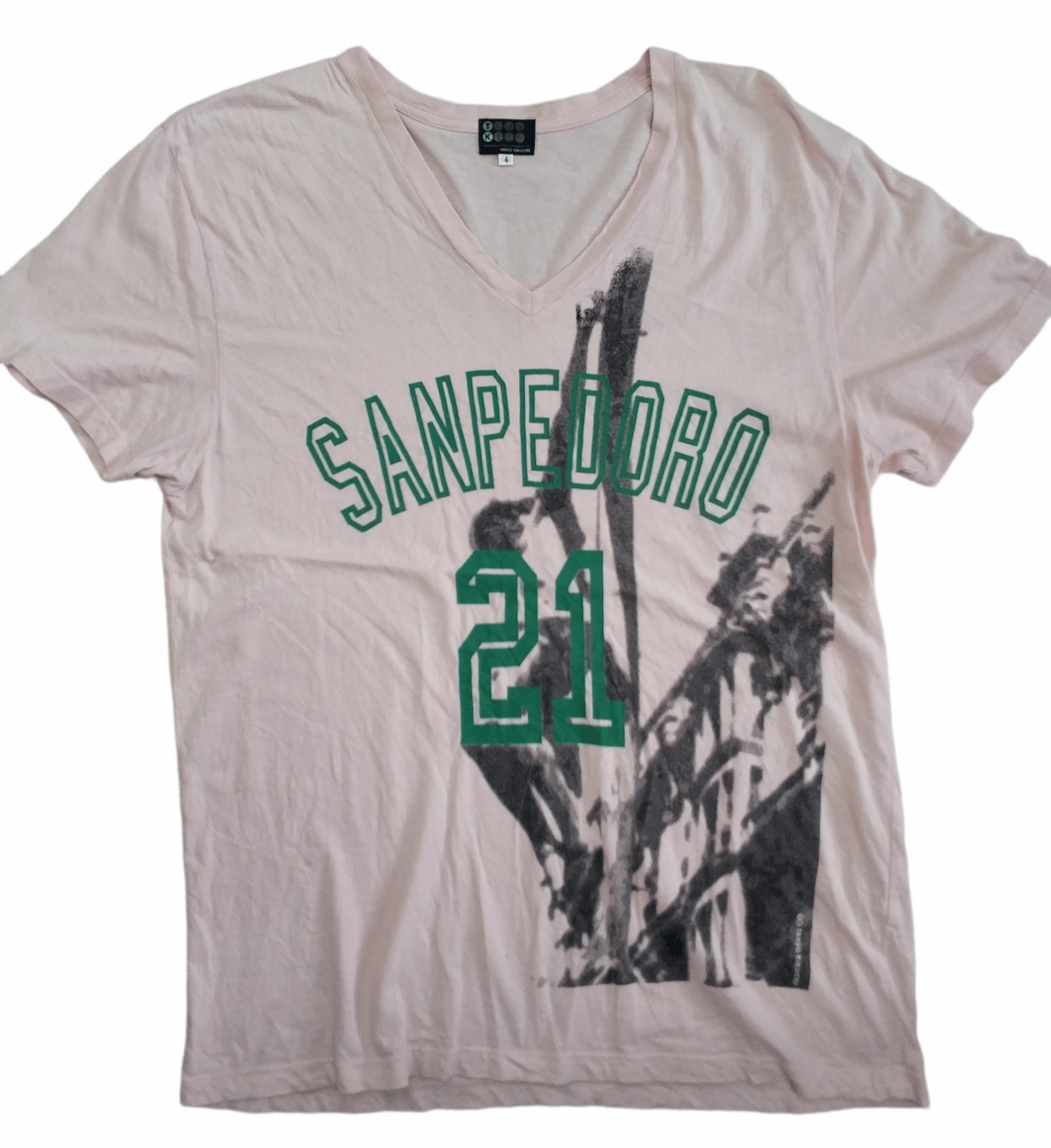 Takeo Kikuchi 🔥Takeo Kikuchi🔥 Sanpedoro 21 V Neck Tees Size US M / EU 48-50 / 2 - 1 Thumbnail