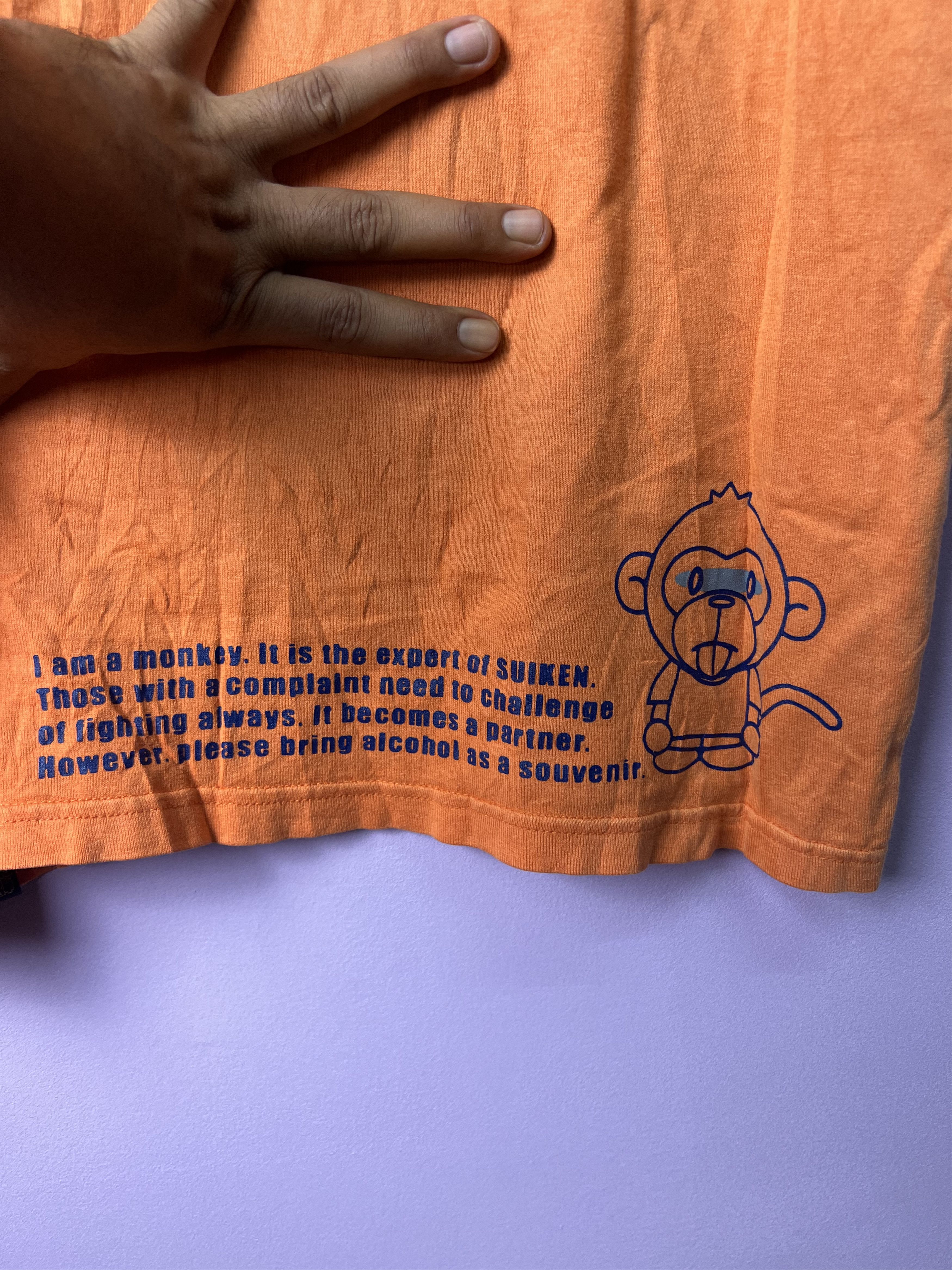 DrunknMunky 🔥Rare Distressed Drunkn Munky Ringer Tees Size US M / EU 48-50 / 2 - 14 Thumbnail