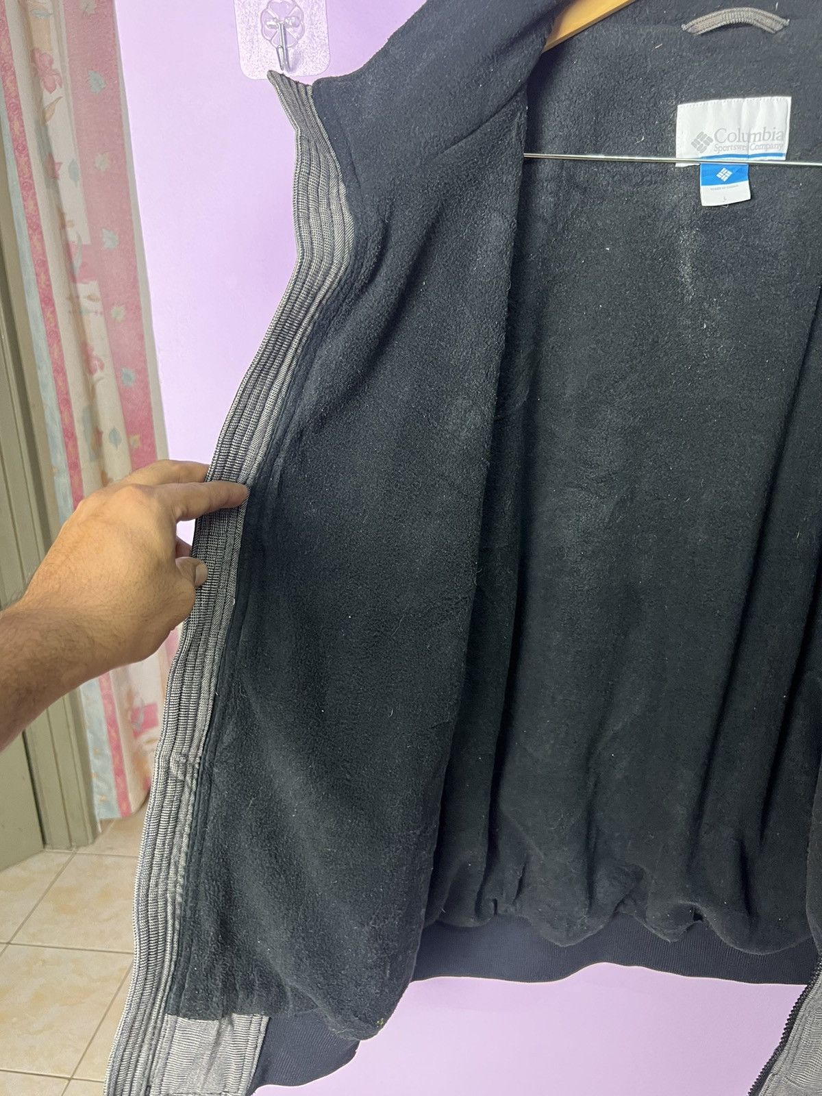 Columbia 🔥Distressed Columbia Zipper Jacket Size US L / EU 52-54 / 3 - 8 Thumbnail