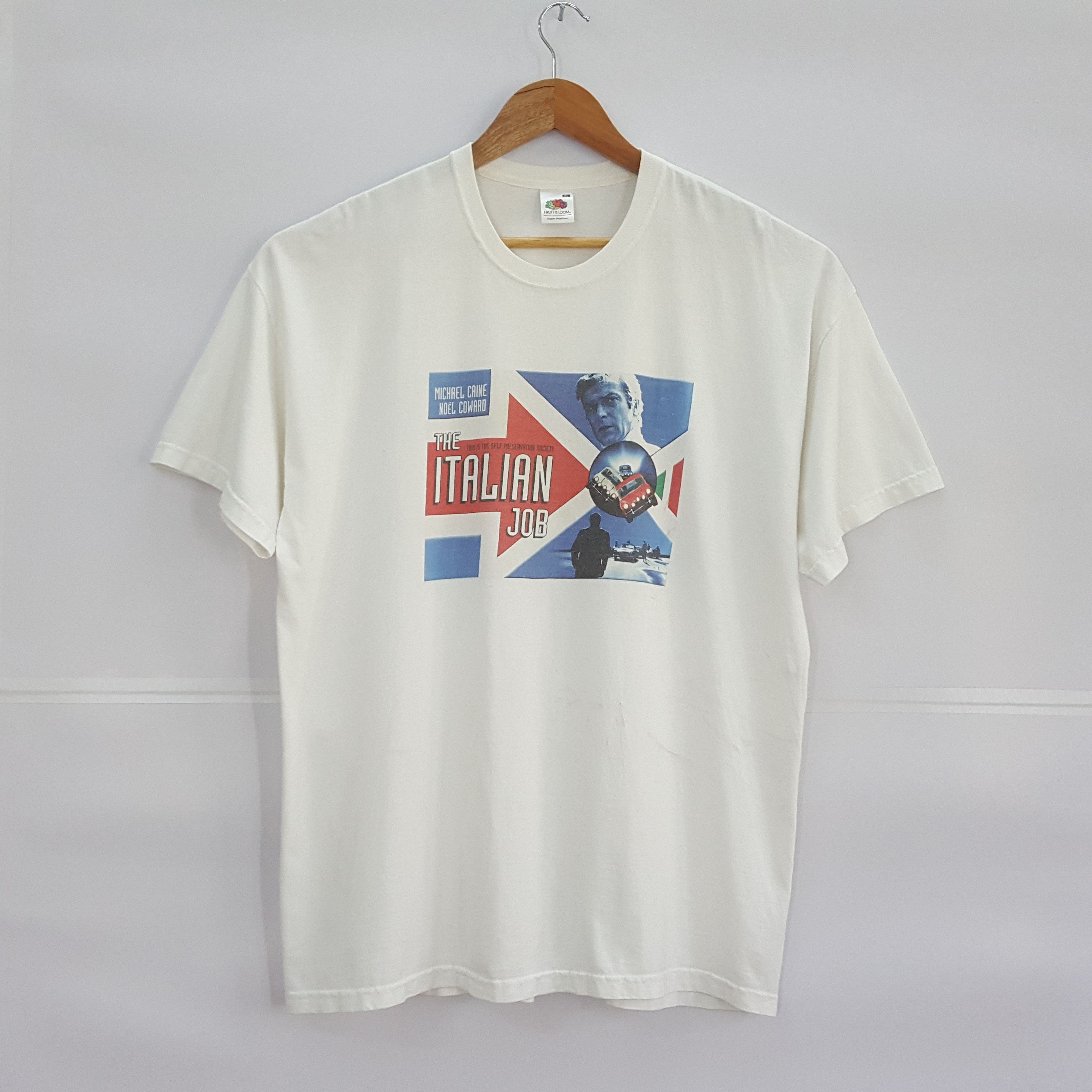Vintage Vintage THE ITALIAN JOB Heist film Movie Promo t-shirt Size US XL / EU 56 / 4 - 1 Thumbnail