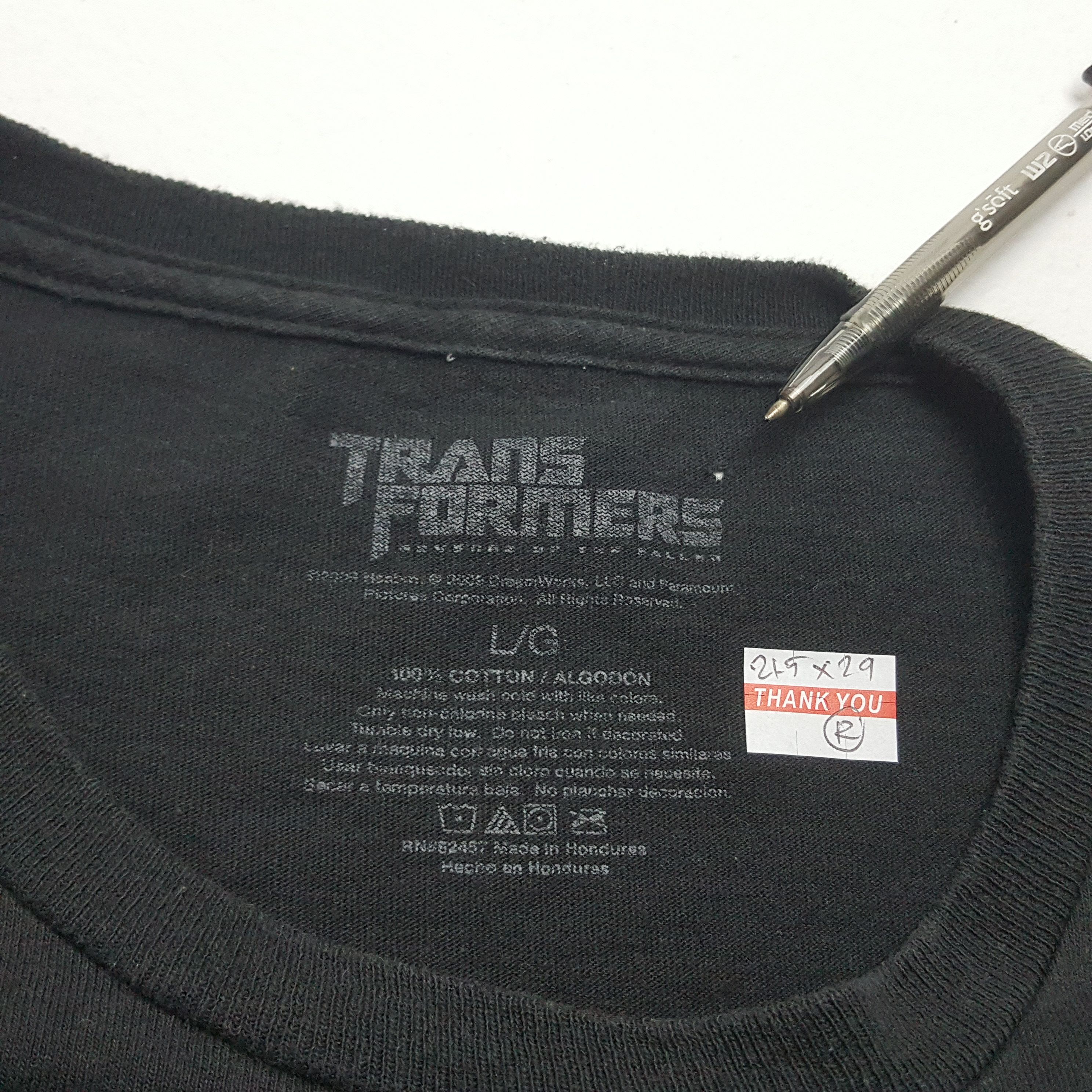 Vintage Vintage TRANSFORMERS Decepticon Logo Promo Film T-Shirts Size US L / EU 52-54 / 3 - 2 Thumbnail