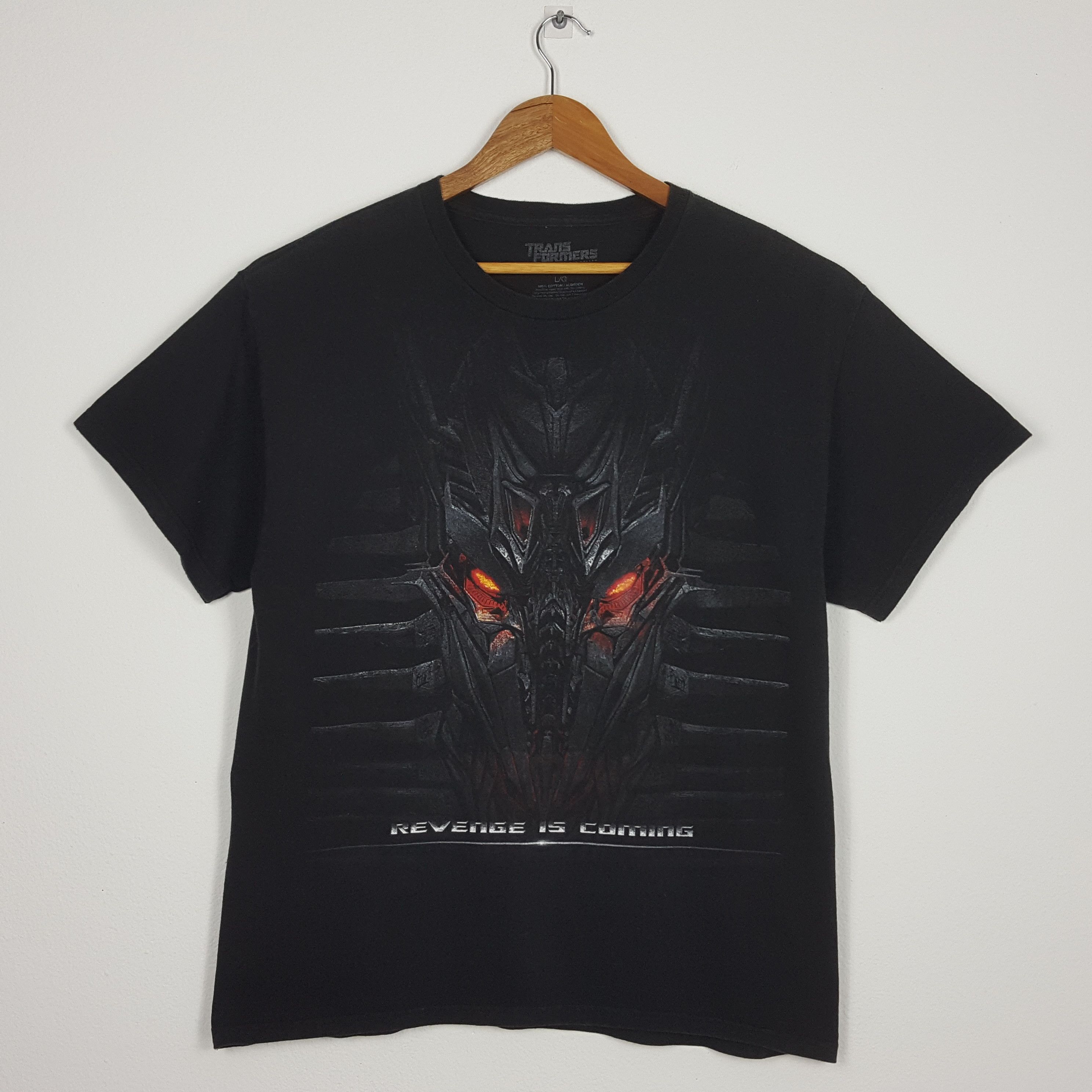 Vintage Vintage TRANSFORMERS Decepticon Logo Promo Film T-Shirts Size US L / EU 52-54 / 3 - 1 Thumbnail