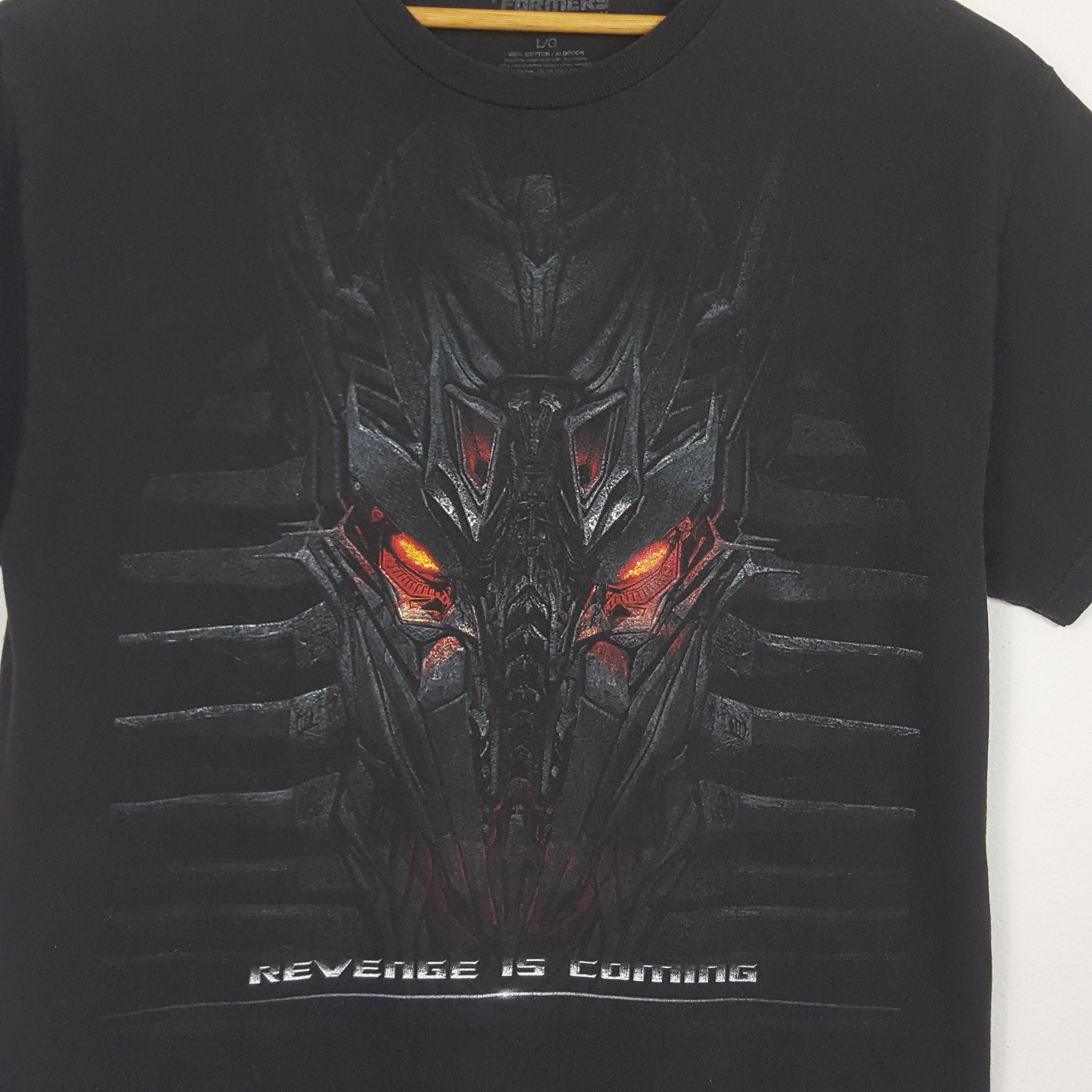 Vintage Vintage TRANSFORMERS Decepticon Logo Promo Film T-Shirts Size US L / EU 52-54 / 3 - 3 Thumbnail