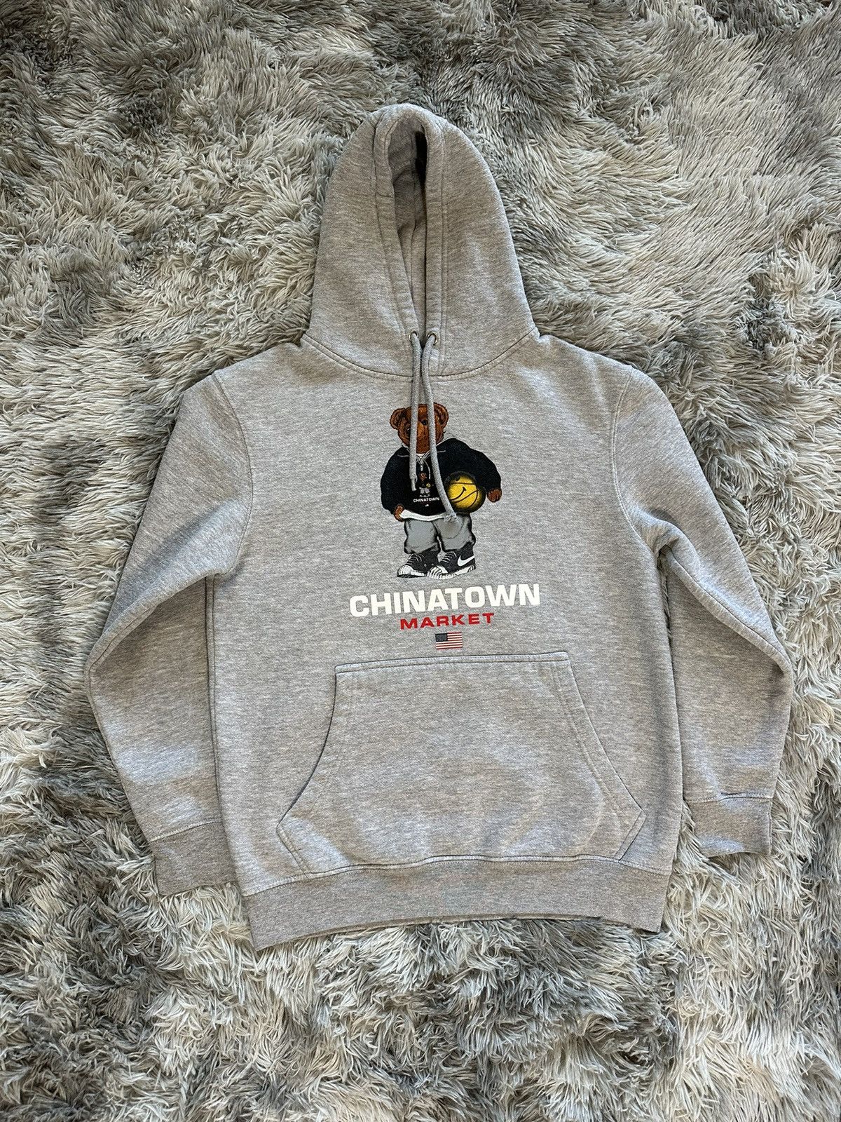 Chinatown hoodie grey hot sale