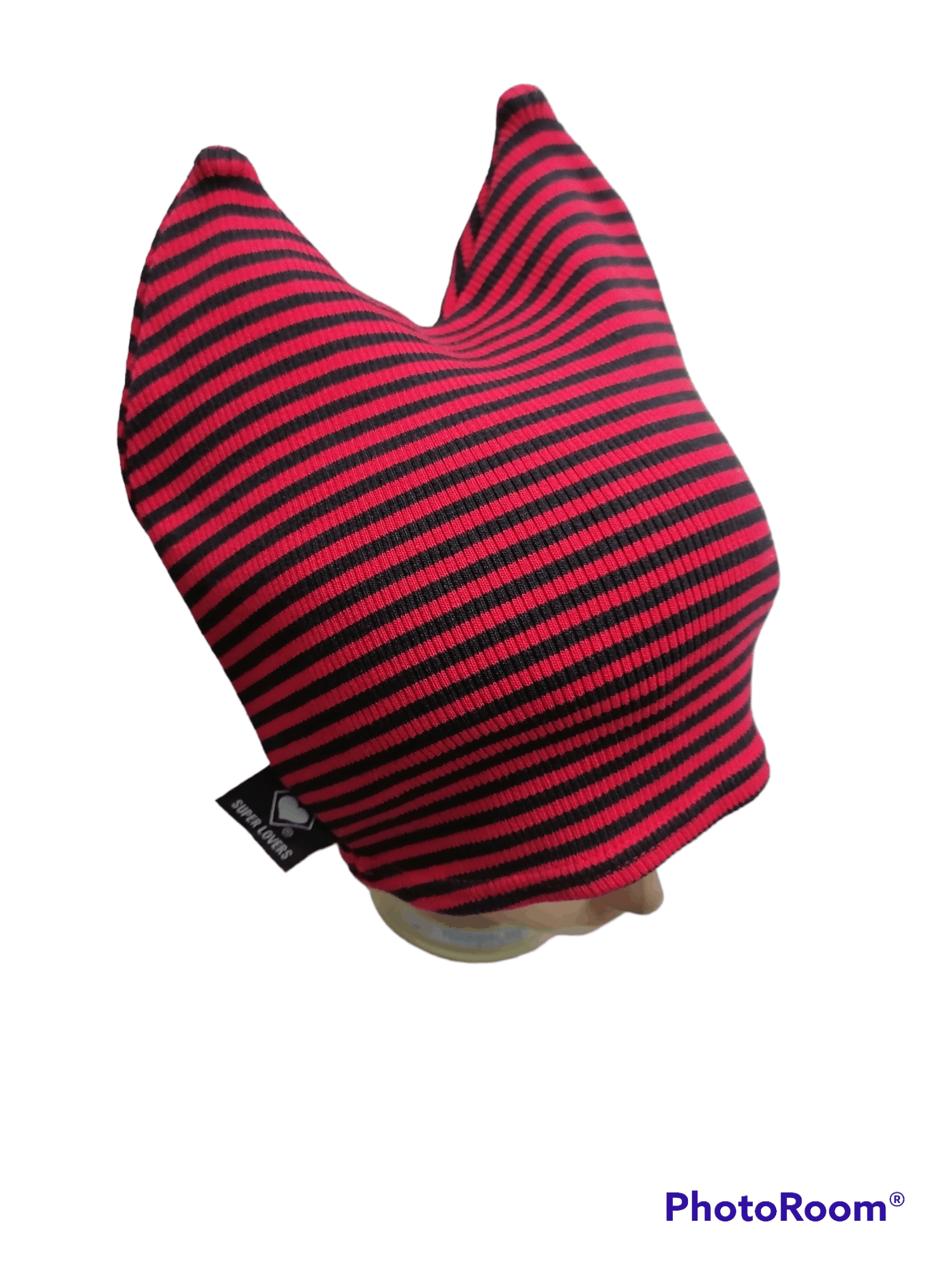 Japanese Brand Super Lovers Stripe Beanie Erd Hat Size ONE SIZE - 1 Thumbnail