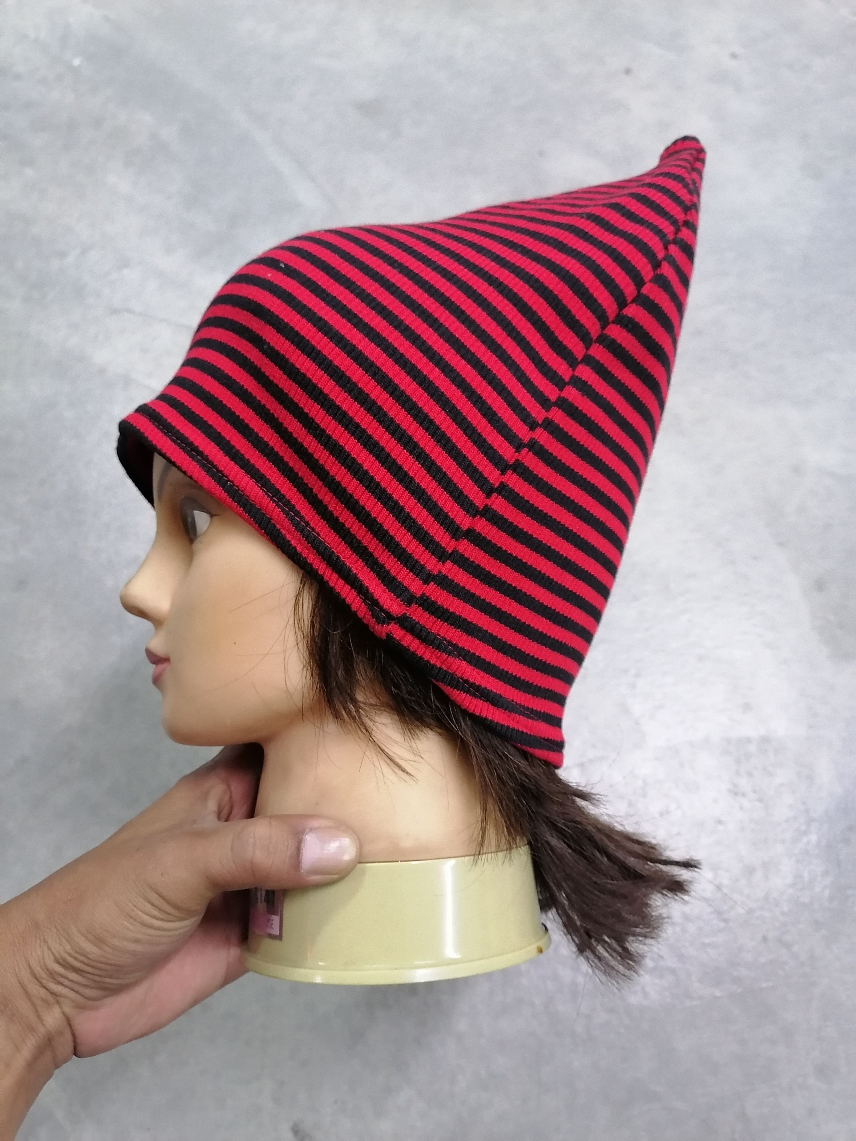 Japanese Brand Super Lovers Stripe Beanie Erd Hat Size ONE SIZE - 4 Thumbnail