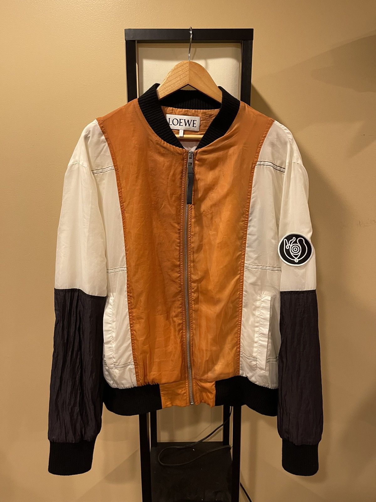 Loewe Loewe Industrial Color-Block Technical Nylon Bomber Jacket Size US L / EU 52-54 / 3 - 2 Thumbnail