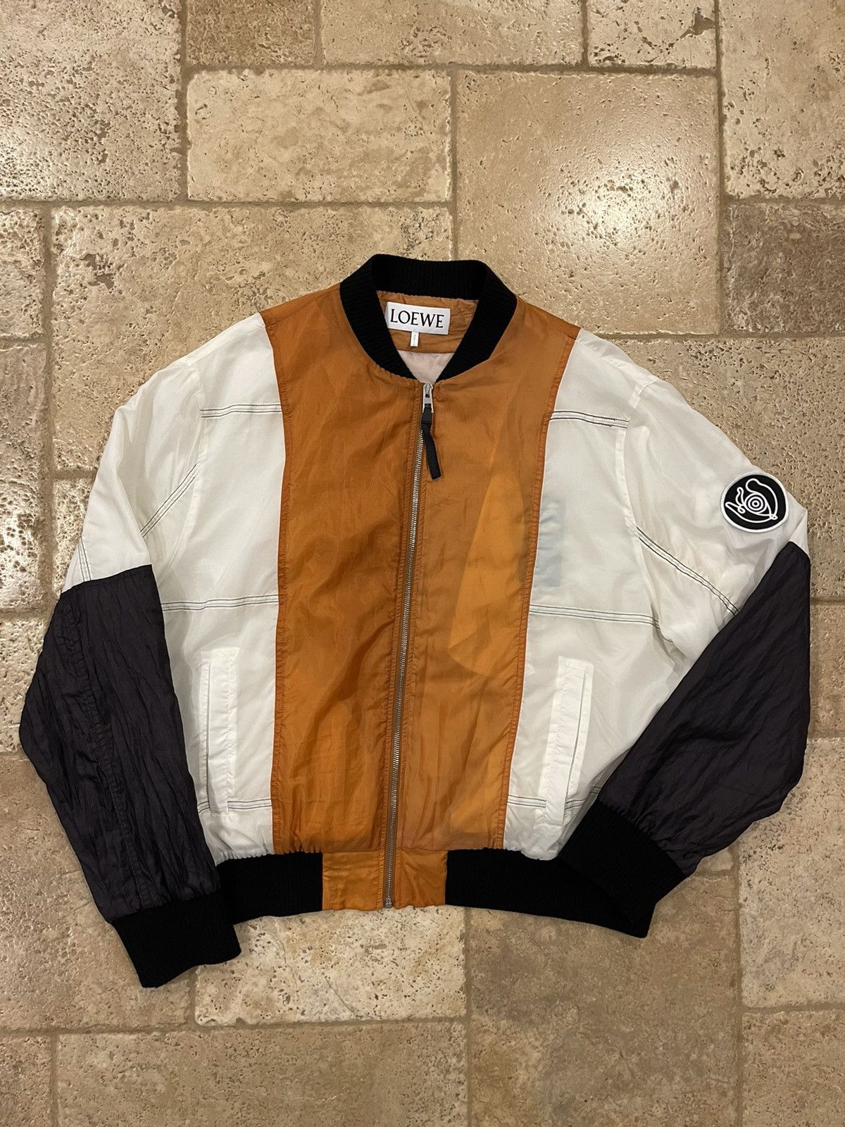 Loewe Loewe Industrial Color-Block Technical Nylon Bomber Jacket Size US L / EU 52-54 / 3 - 4 Thumbnail