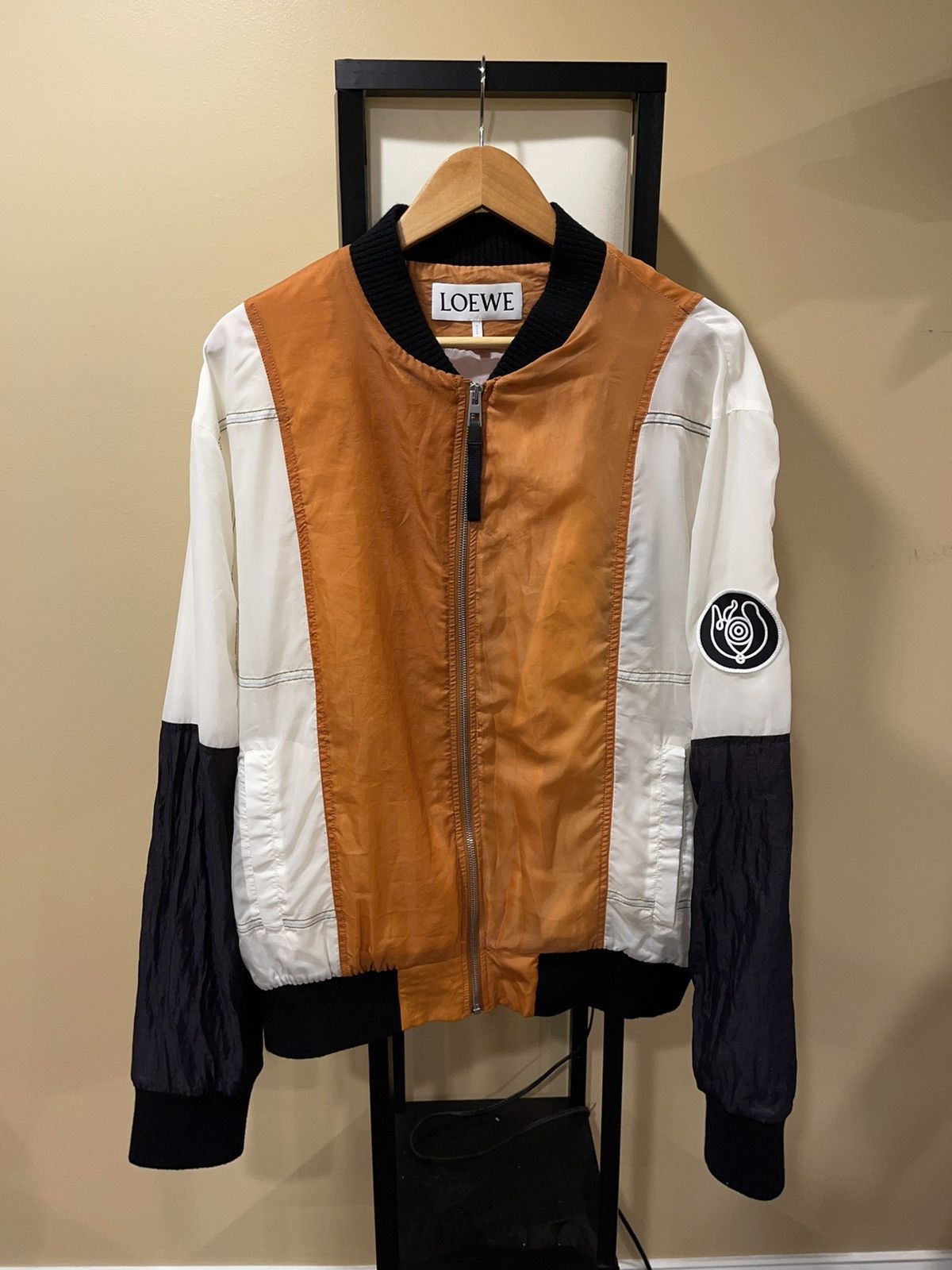 Loewe Loewe Industrial Color-Block Technical Nylon Bomber Jacket Size US L / EU 52-54 / 3 - 16 Thumbnail