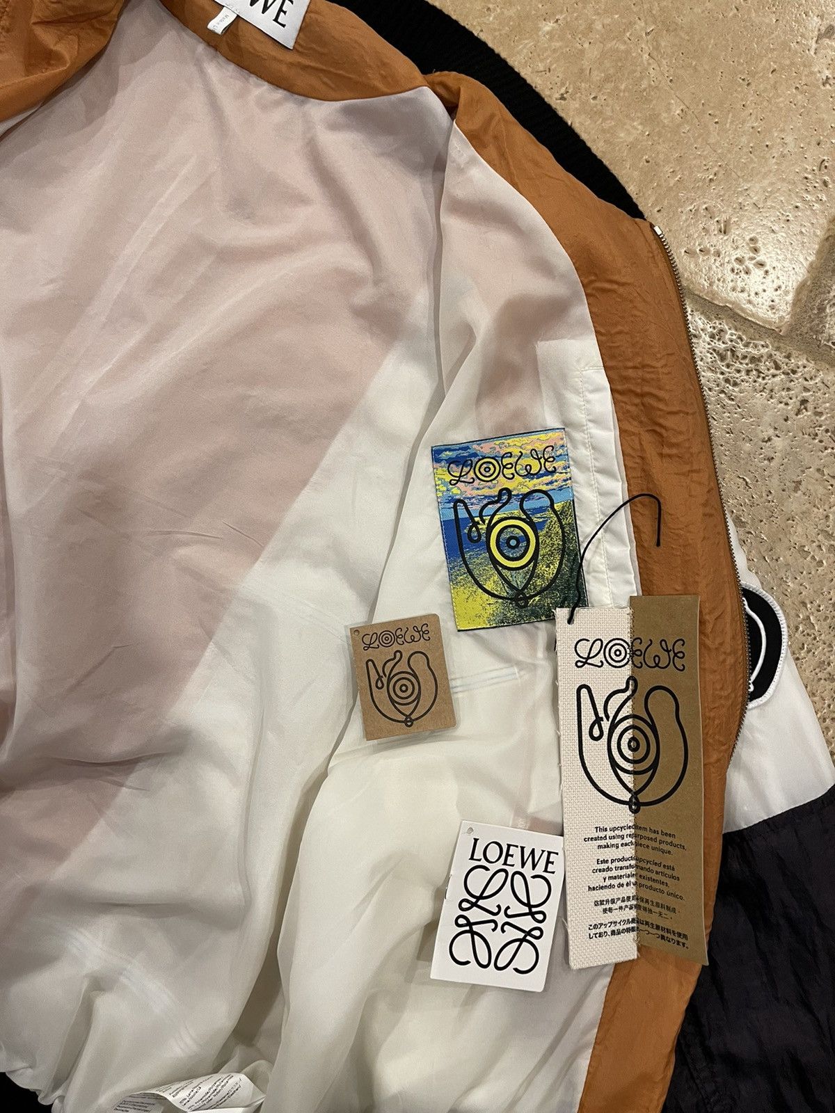 Loewe Loewe Industrial Color-Block Technical Nylon Bomber Jacket Size US L / EU 52-54 / 3 - 14 Thumbnail