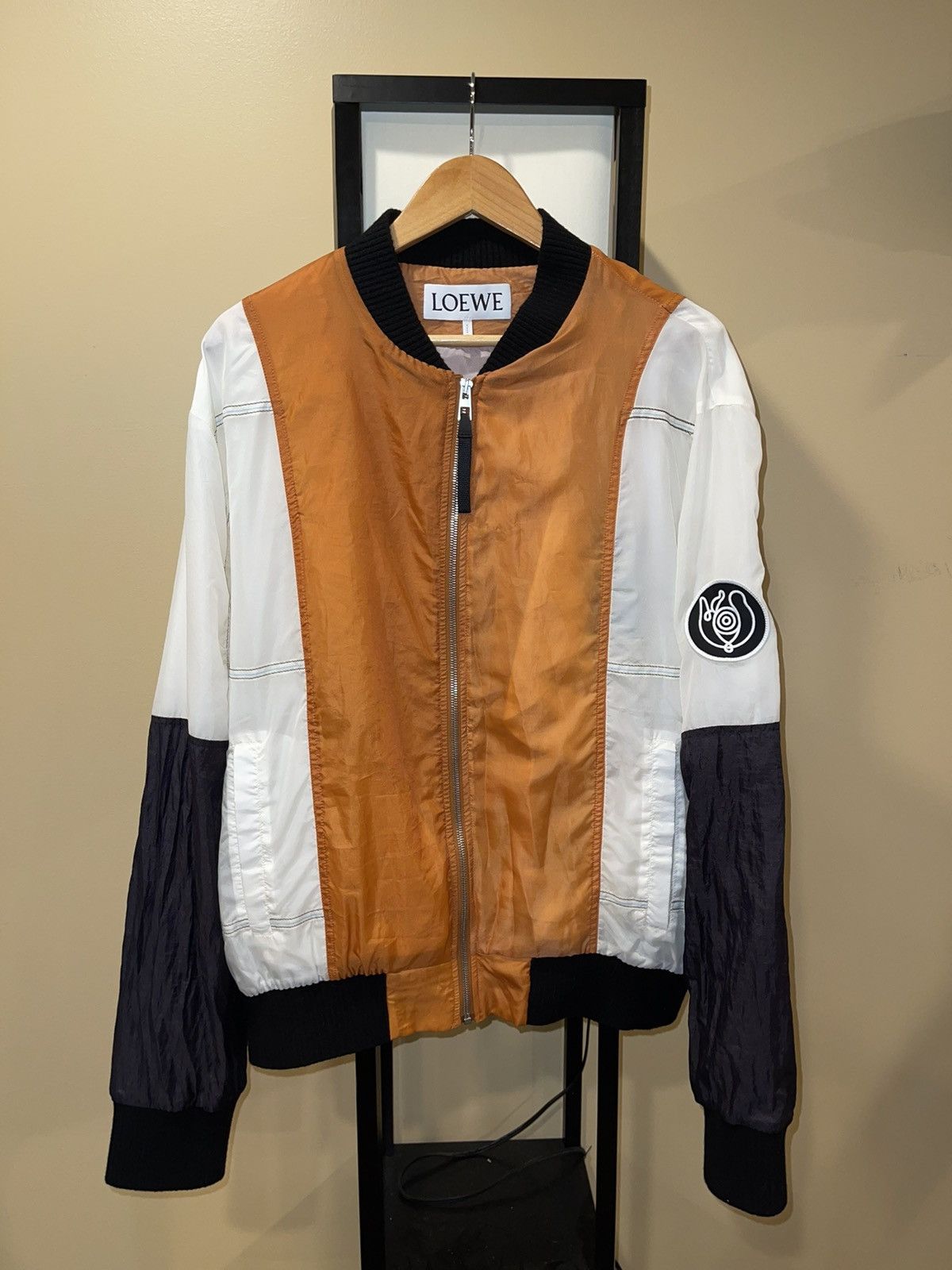 Loewe Loewe Industrial Color-Block Technical Nylon Bomber Jacket Size US L / EU 52-54 / 3 - 1 Thumbnail