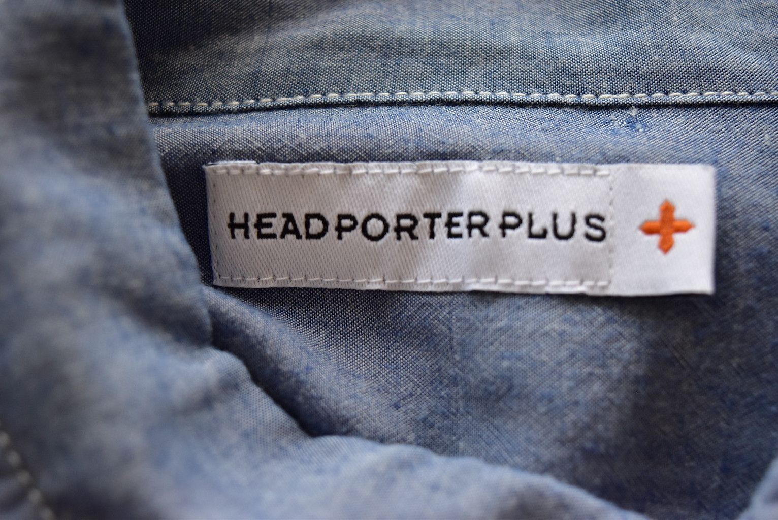 Head Porter × Hiroshi Fujiwara × Porter chambray plain work shirt 28863 - 844 50 Size US M / EU 48-50 / 2 - 3 Thumbnail