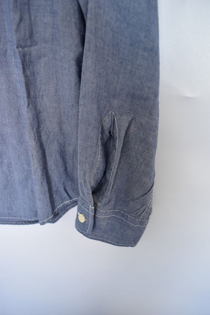 Head Porter × Hiroshi Fujiwara × Porter chambray plain work shirt 28863 - 844 50 Size US M / EU 48-50 / 2 - 8 Thumbnail