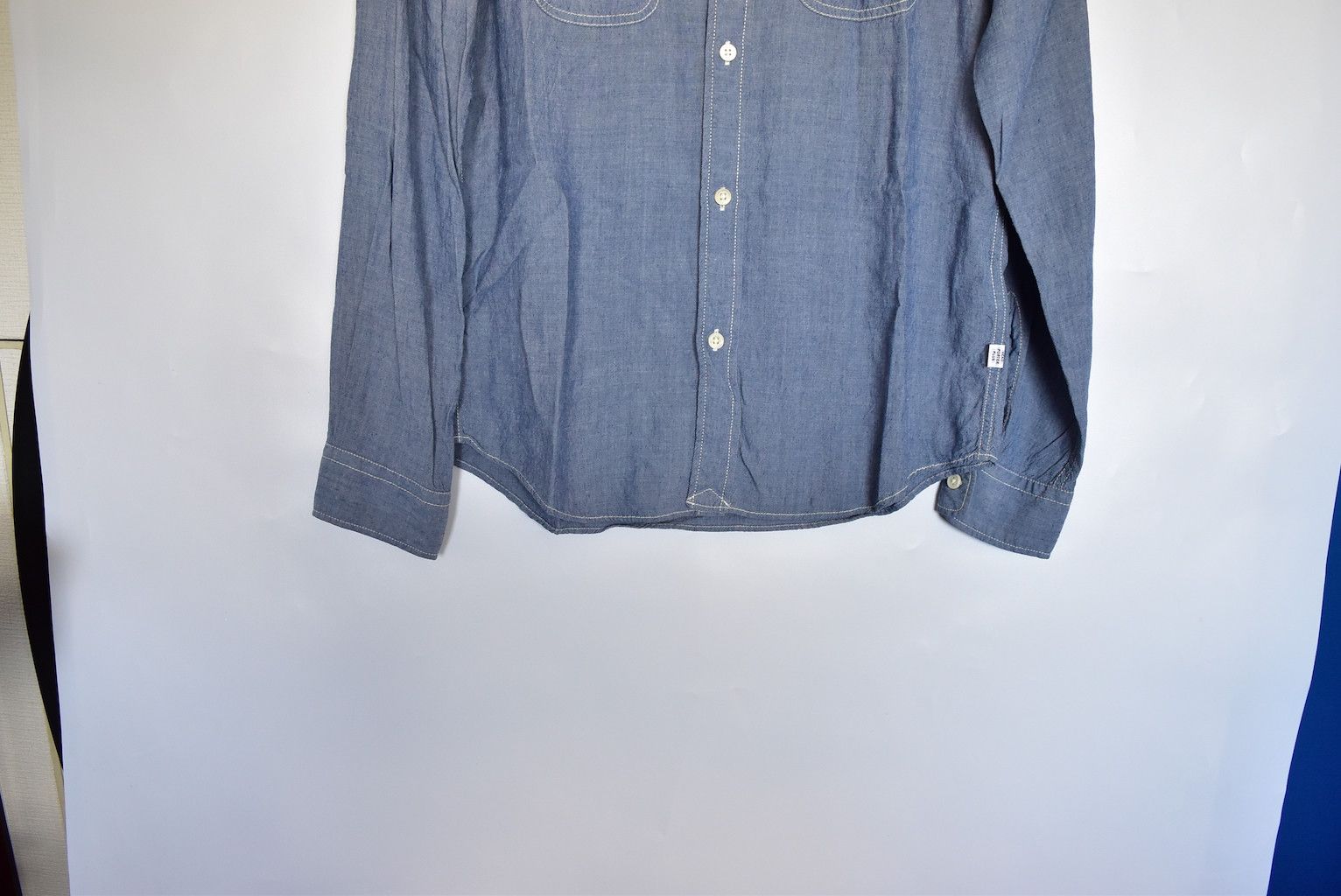 Head Porter × Hiroshi Fujiwara × Porter chambray plain work shirt 28863 - 844 50 Size US M / EU 48-50 / 2 - 7 Thumbnail