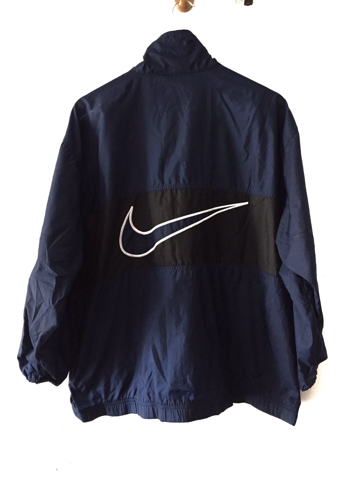 Nike × Vintage Silver Tag nike Swoosh big logo Sweater Size US L / EU 52-54 / 3 - 1 Thumbnail