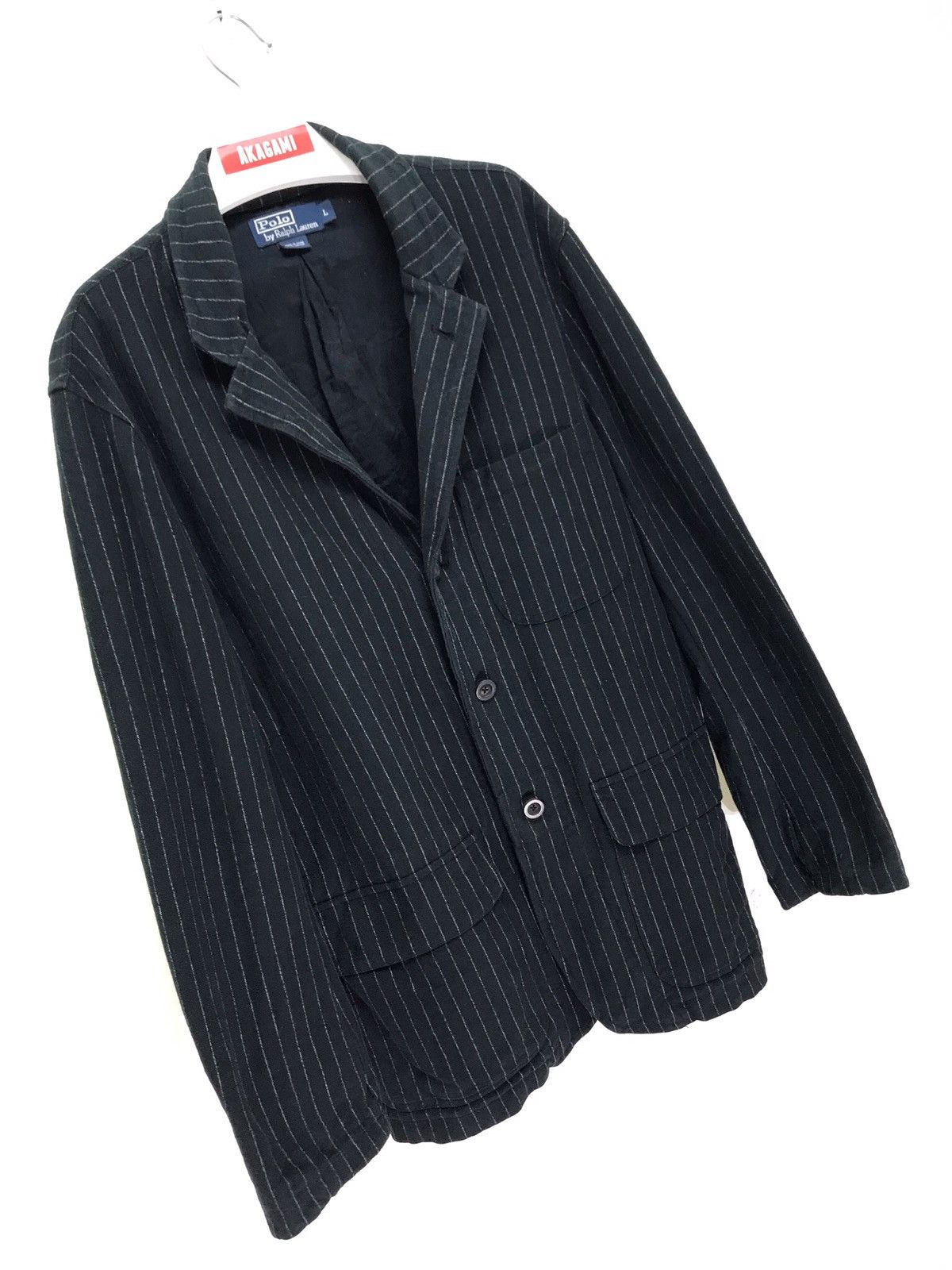 Polo Ralph Lauren Rare Polo RL Wabash Striped Button Jacket Cotton 4🟩7 Size US L / EU 52-54 / 3 - 2 Thumbnail