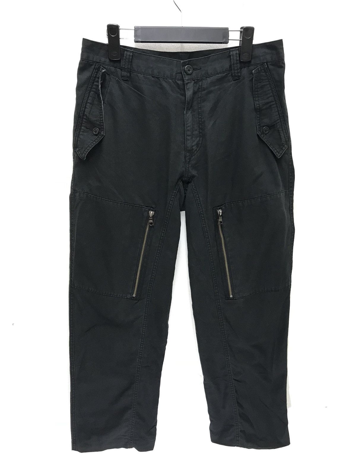 Burberry Burberry Blue Label Cargo Pant Black Regular Size US 31 - 1 Thumbnail
